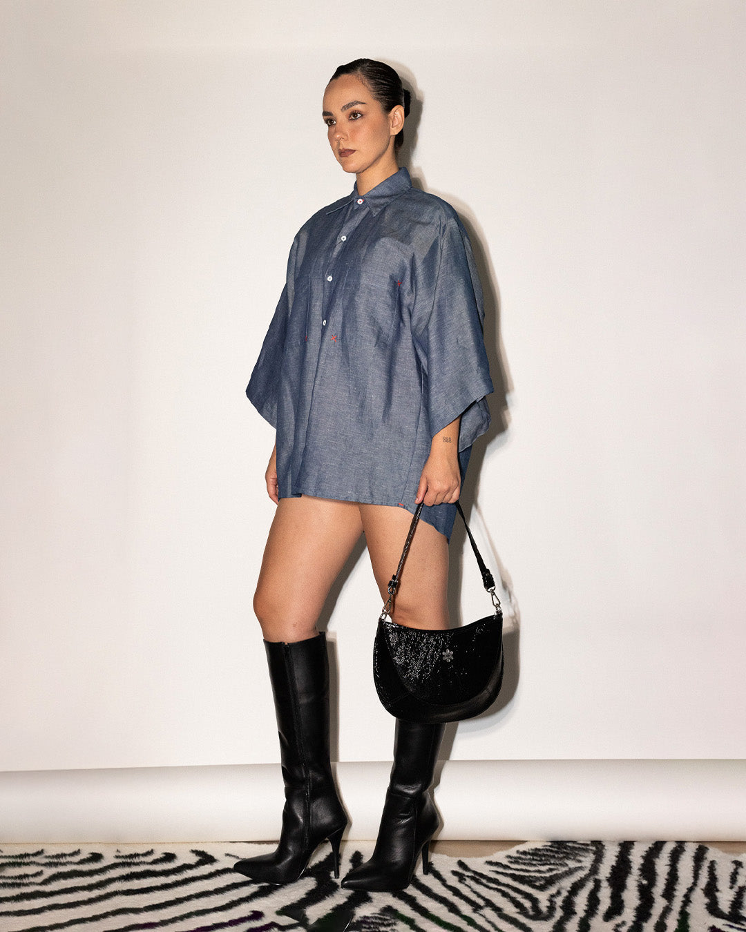 BLACK AGNES BAG