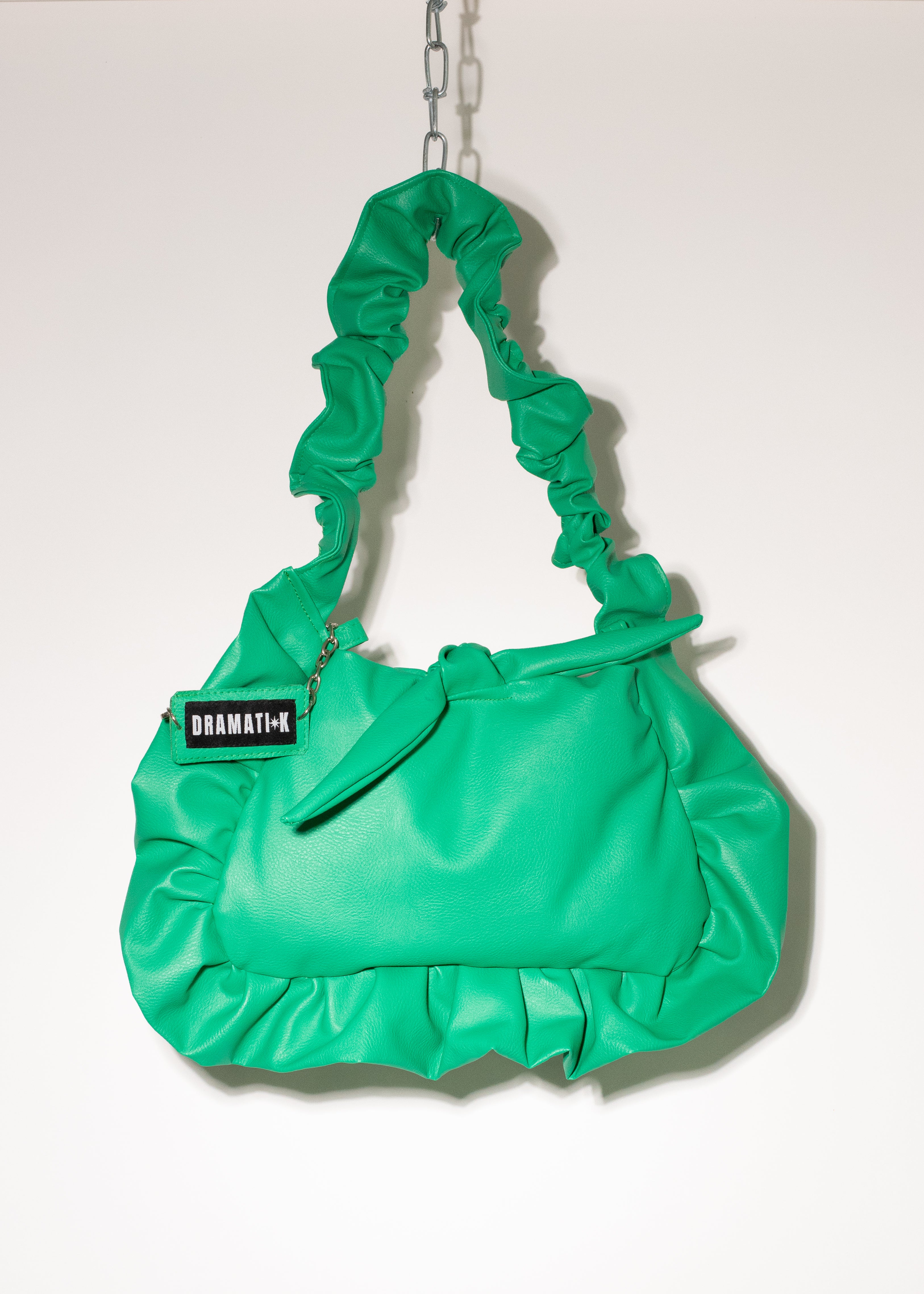 BOLSO RUFFLE VERDE