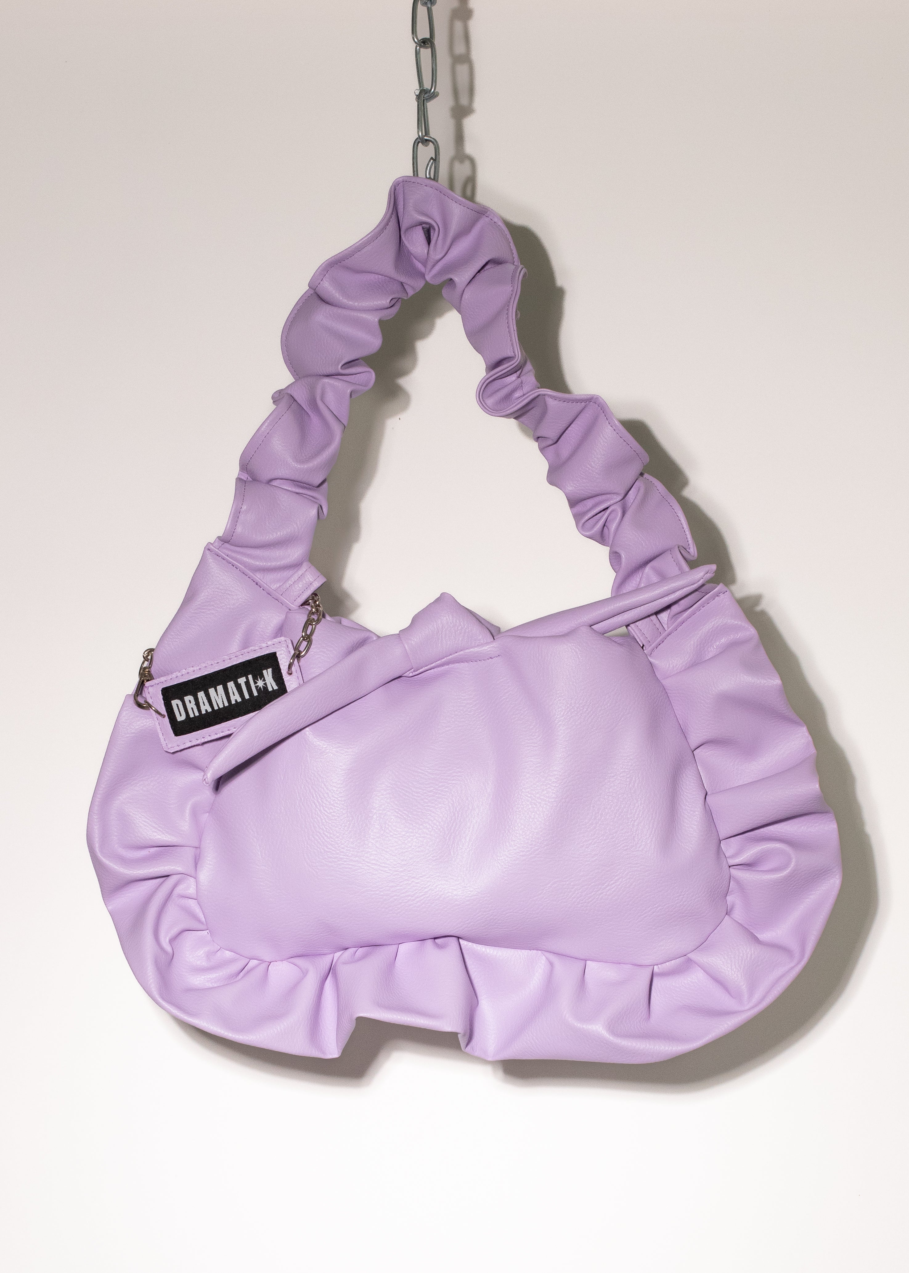 BOLSO RUFFLE LILA