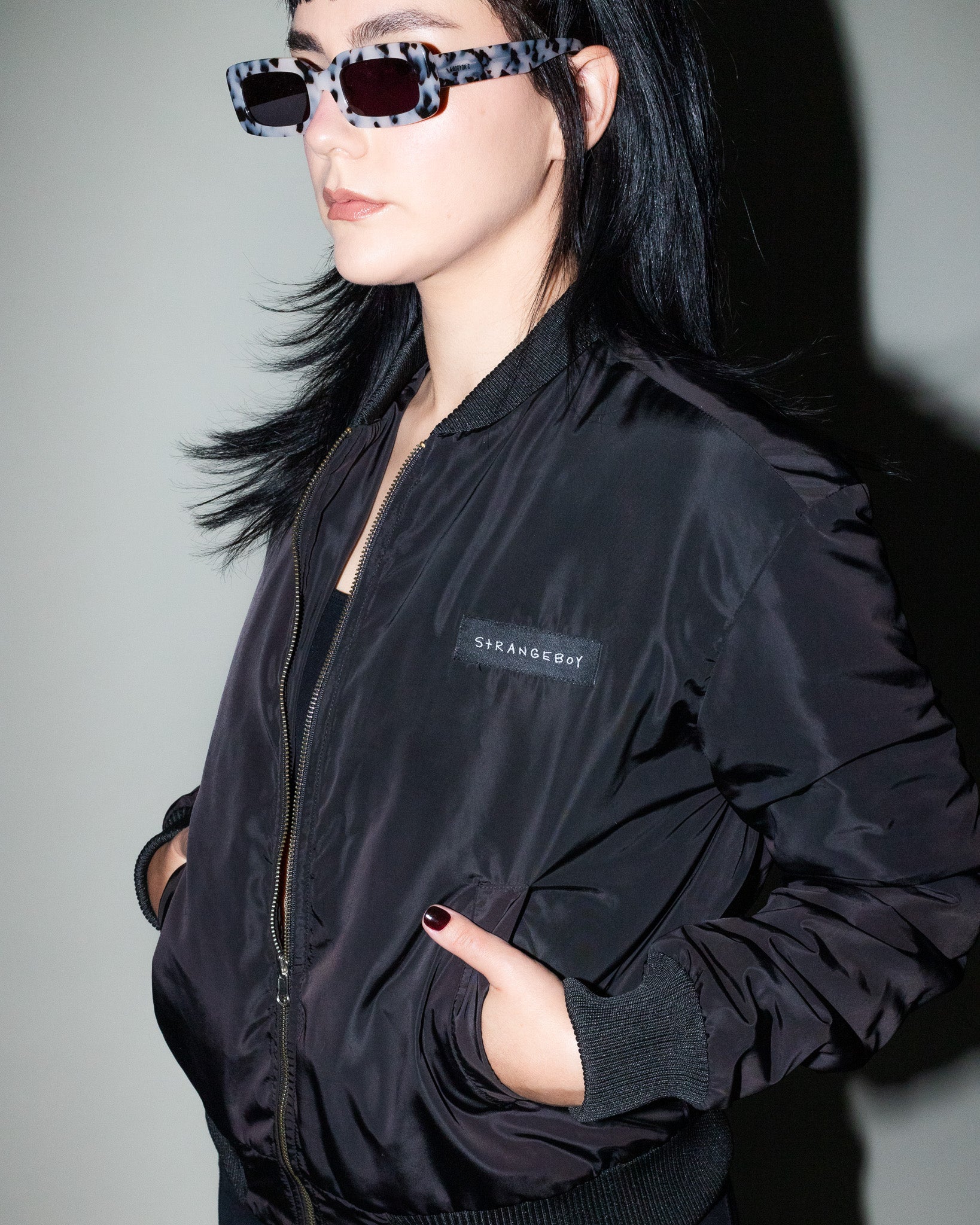 CHAMARRA BLACK PARTY BOMBER UNISEX