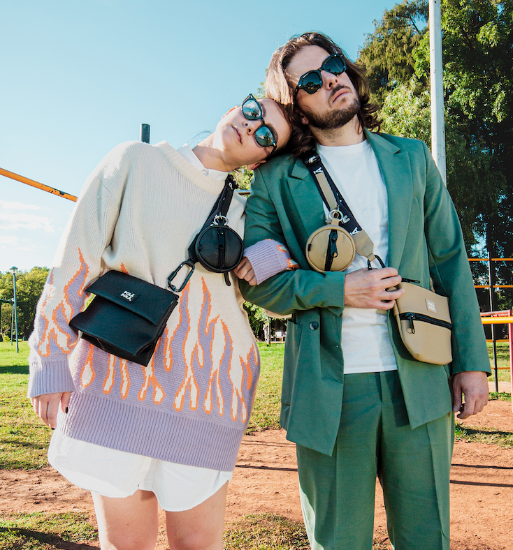 CROSS FANNY BAG CHARCOAL | NOPAL SKIN