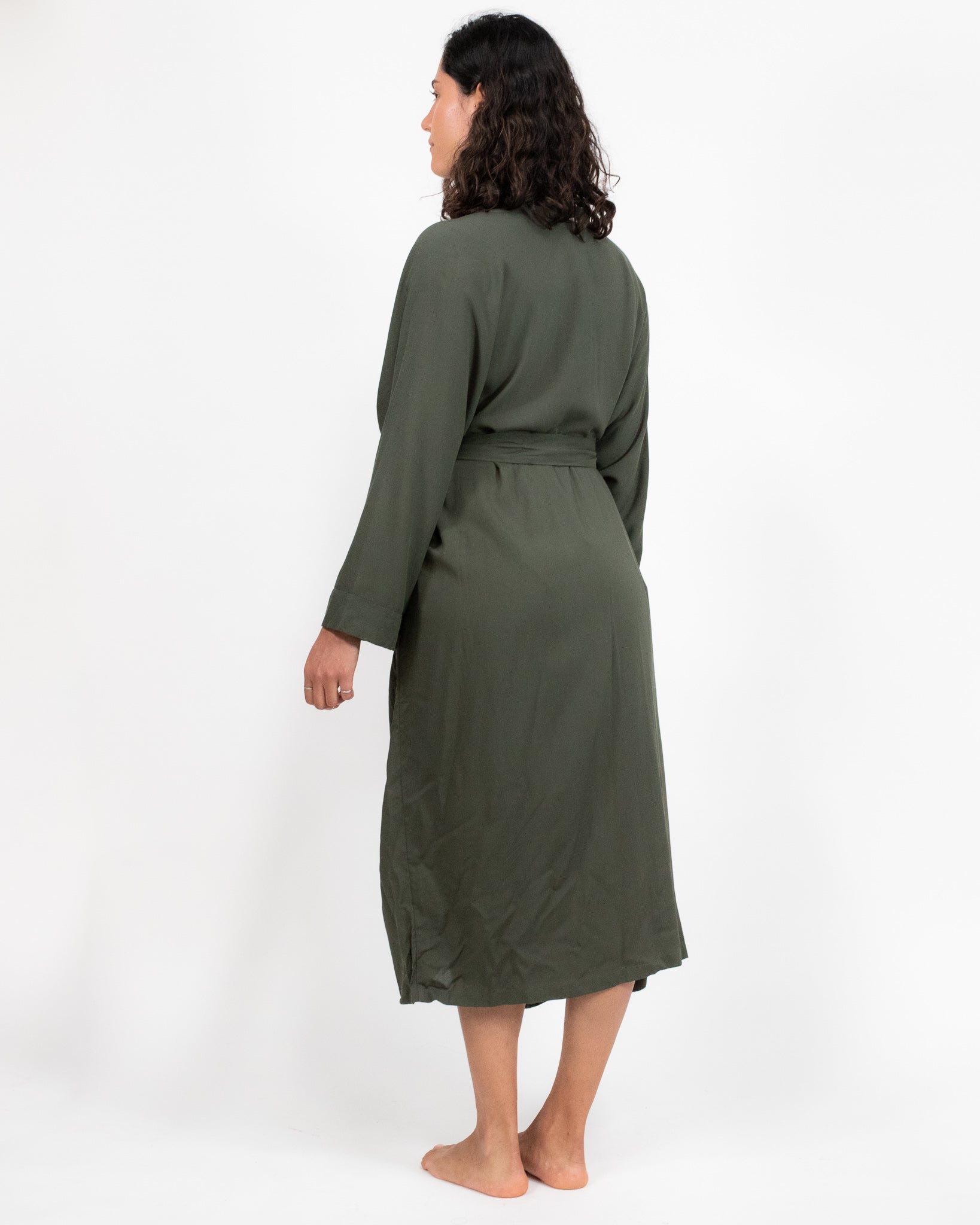 DRACO MILITARY GREEN KIMONO