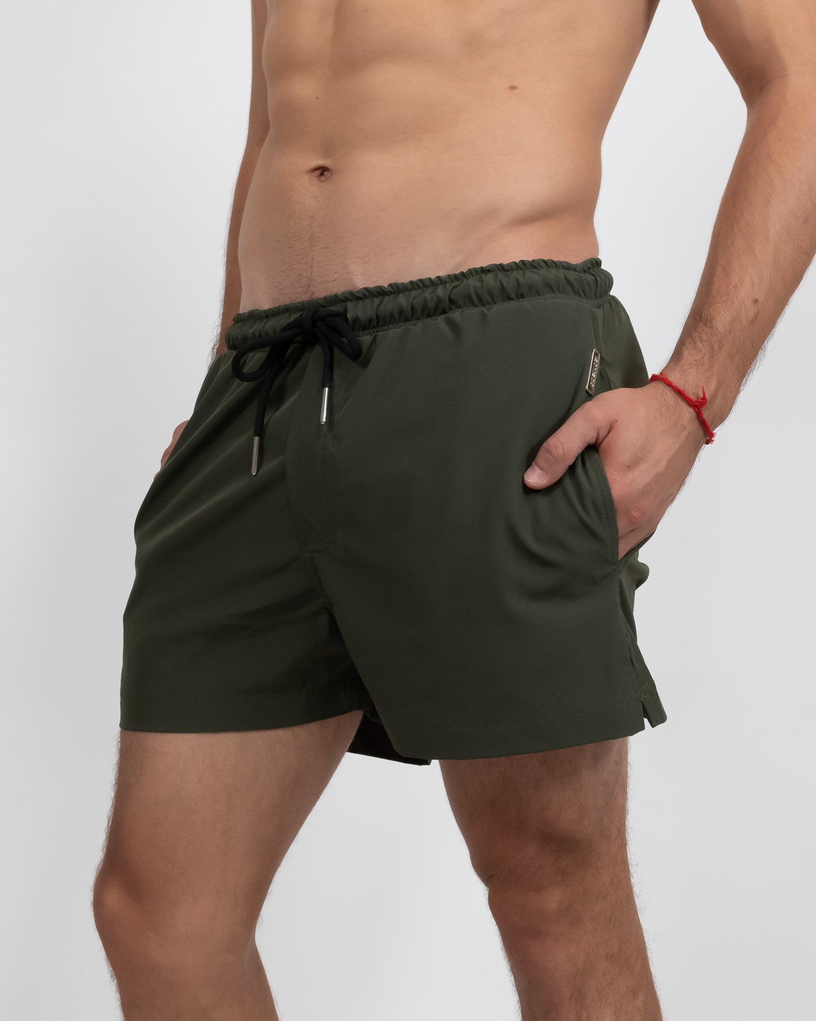 JUPITER MILITARY GREEN SHORTS