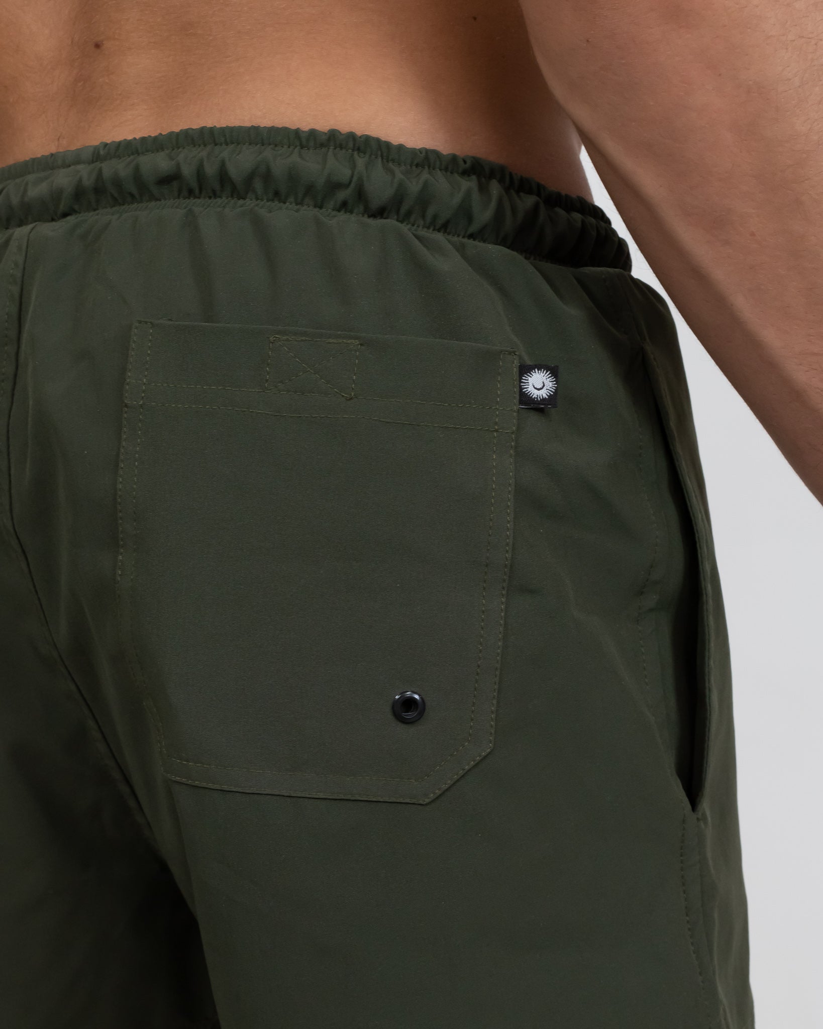JUPITER MILITARY GREEN SHORTS