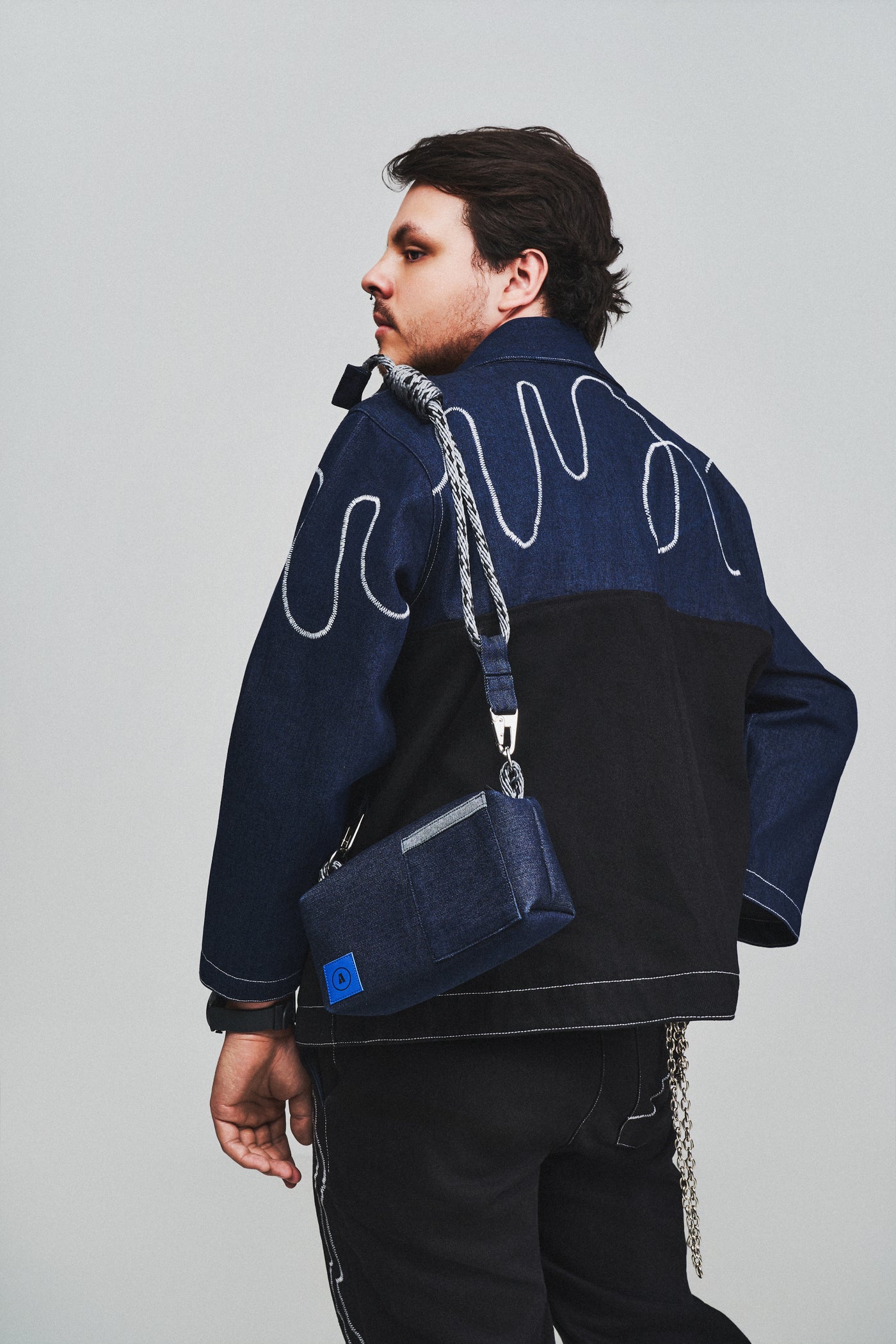 CHAMARRA TEARDROP IN BLUE