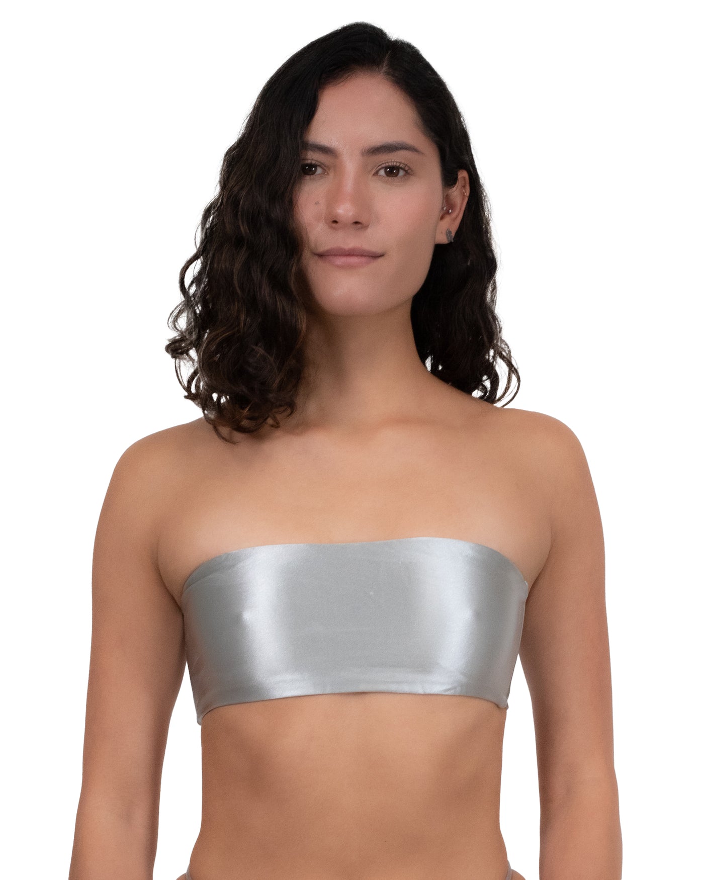 AQUILA SILVER BIKINI TOP 