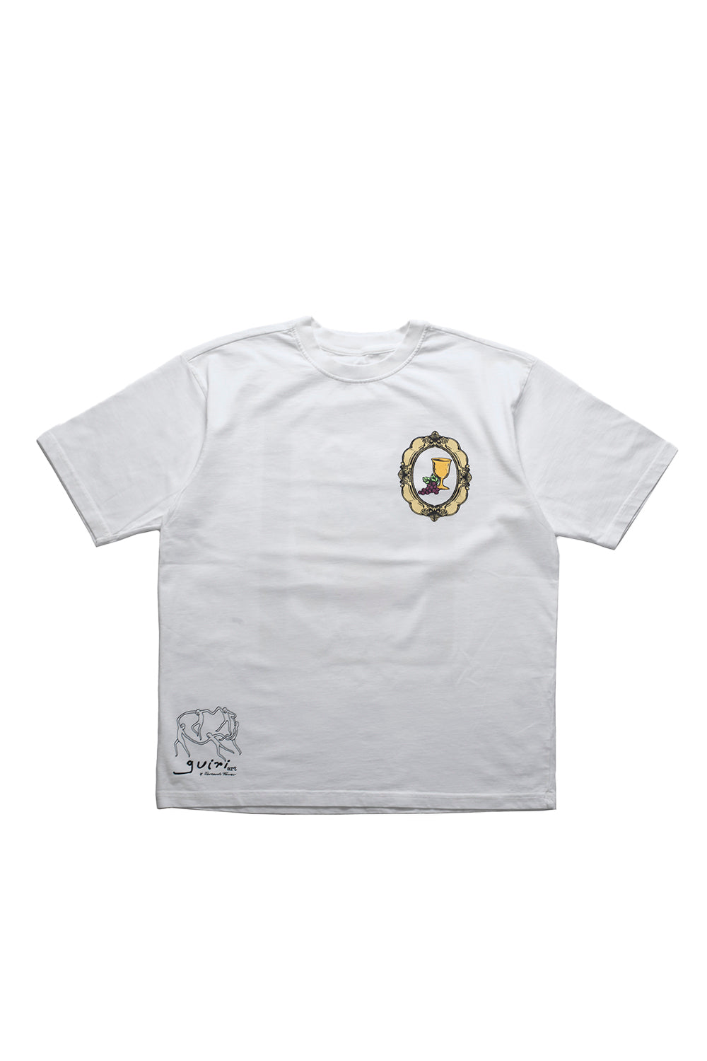 PLAYERA BODEGÓN BLANCO
