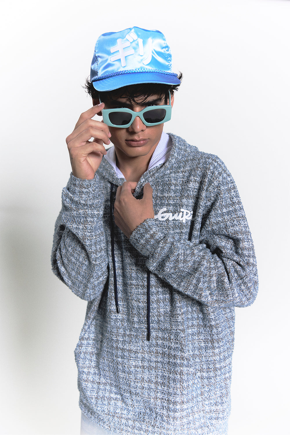 BLUE BOUCLE HOODIE