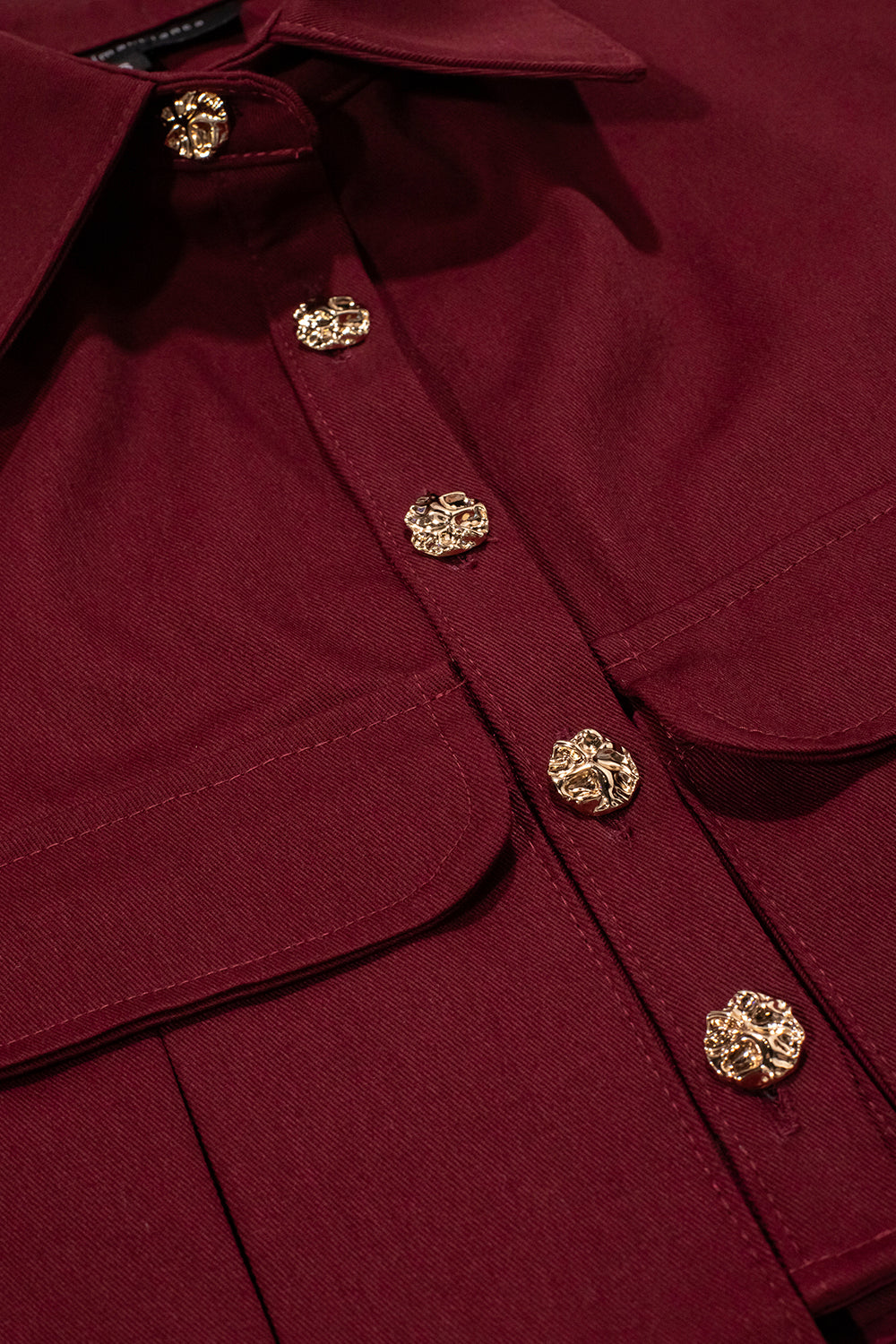 CAMISA UTILITY CROPPED TINTO