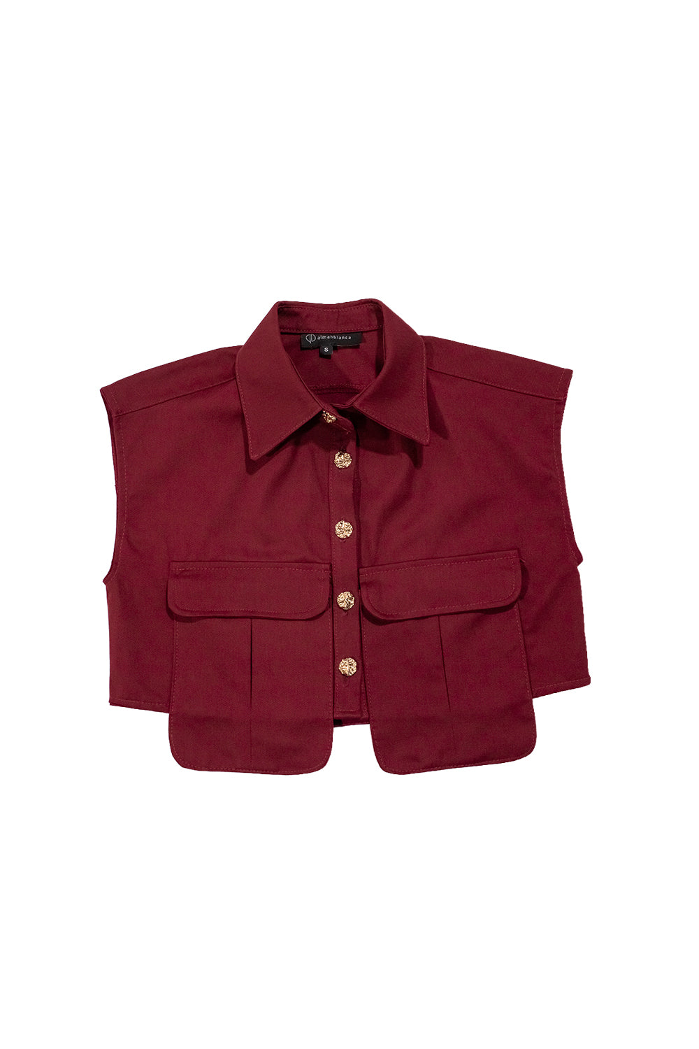 CAMISA UTILITY CROPPED TINTO