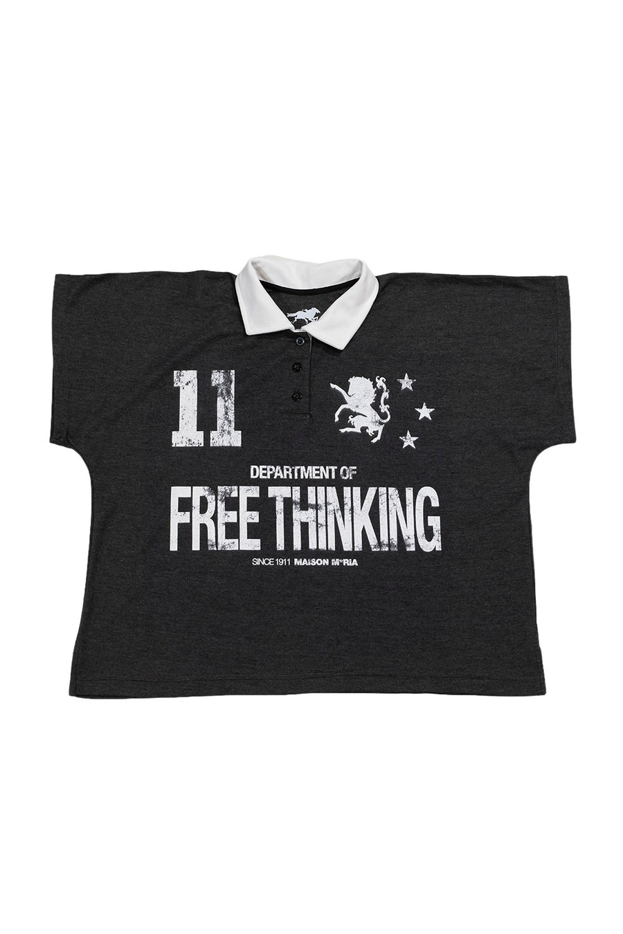 T-SHIRT POLO ZERO WASTED GRIS