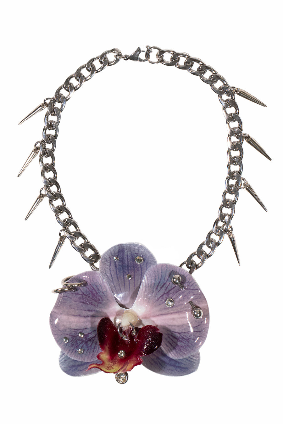 CHOKER ORQUÍDEA LILA