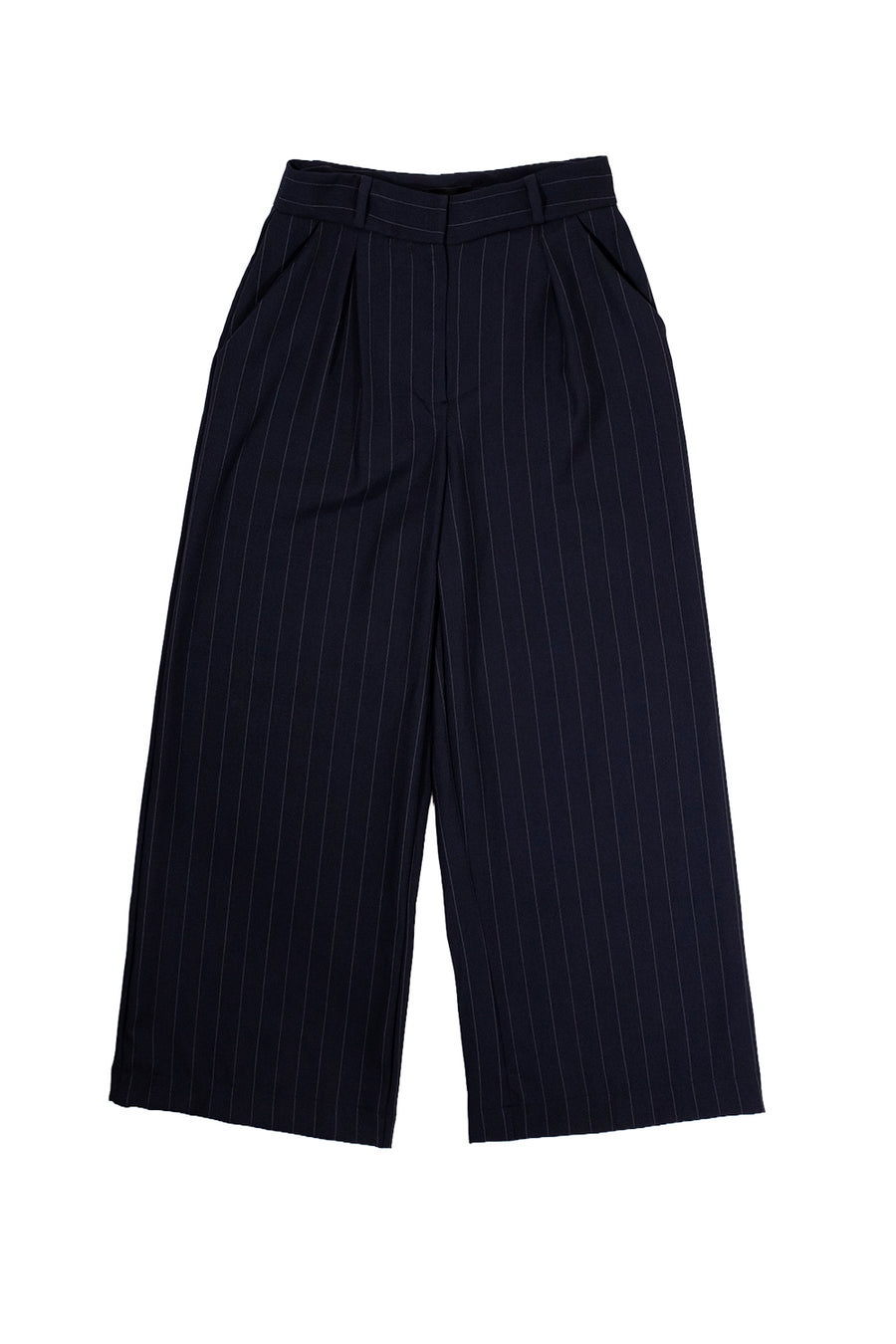 TROUSER A RAYAS AZUL MARINO