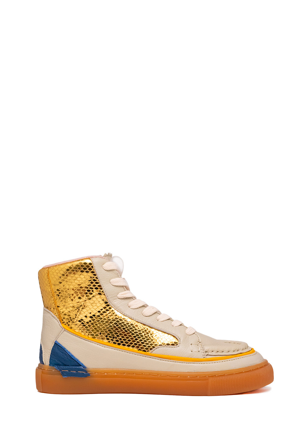 TENIS HIGH TOP GOLD