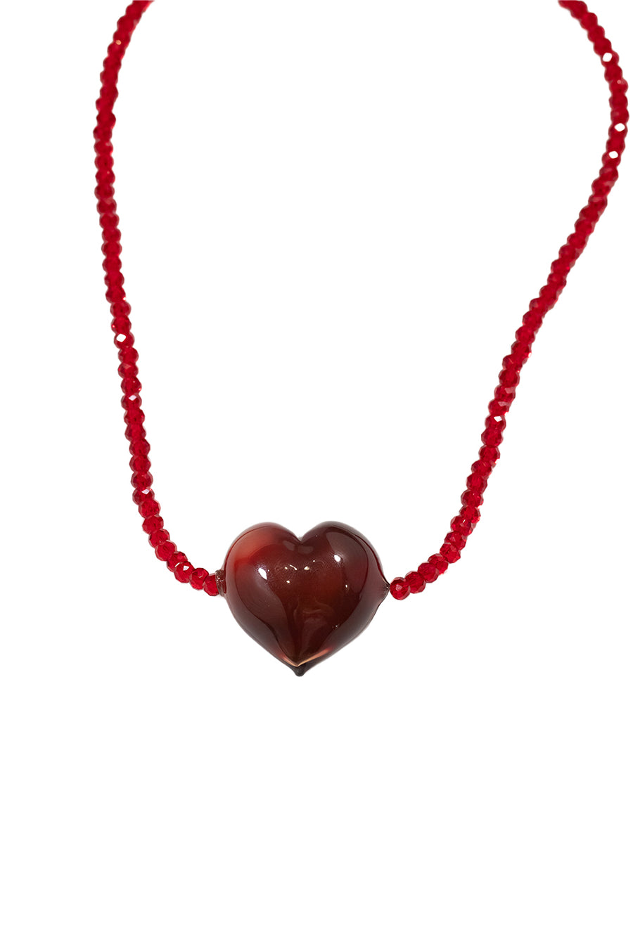 MAXI HEART CAVIAR NECKLACE