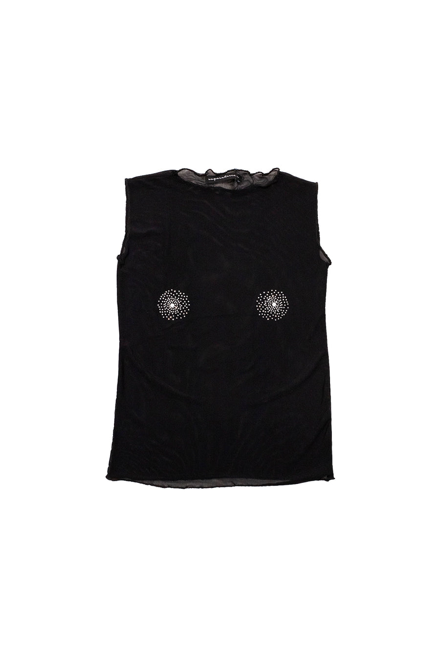 CRYSTAL TOP NIPPLE NEGRO