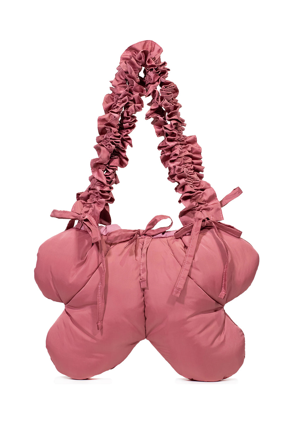 BOLSO HALF A FLORO DUSTY PINK