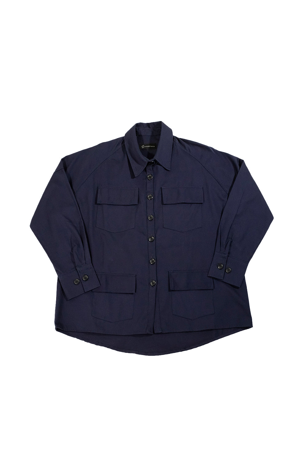CAMISA UTILITY OVERSIZE MARINO