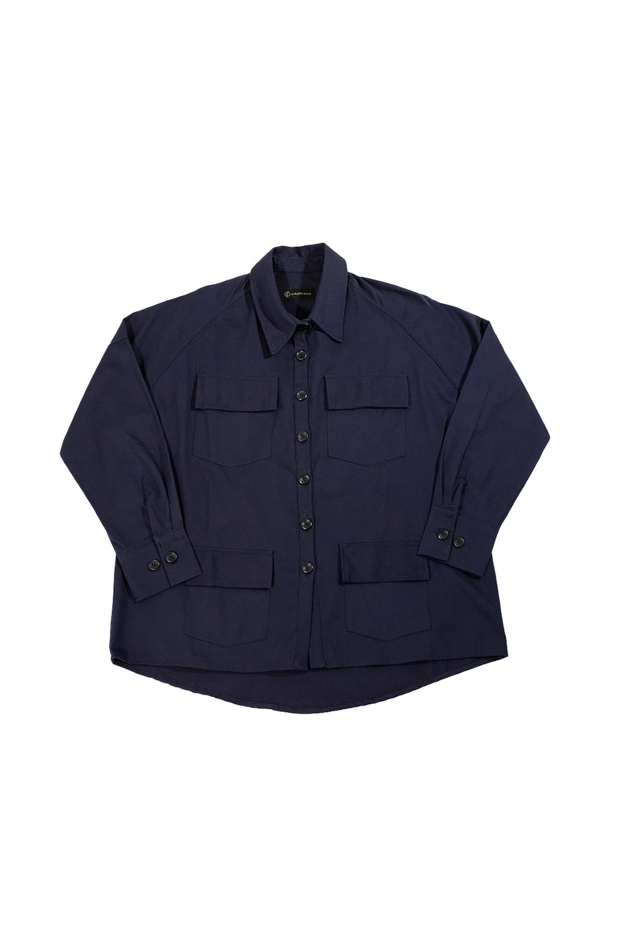 CAMISA UTILITY OVERSIZE MARINO