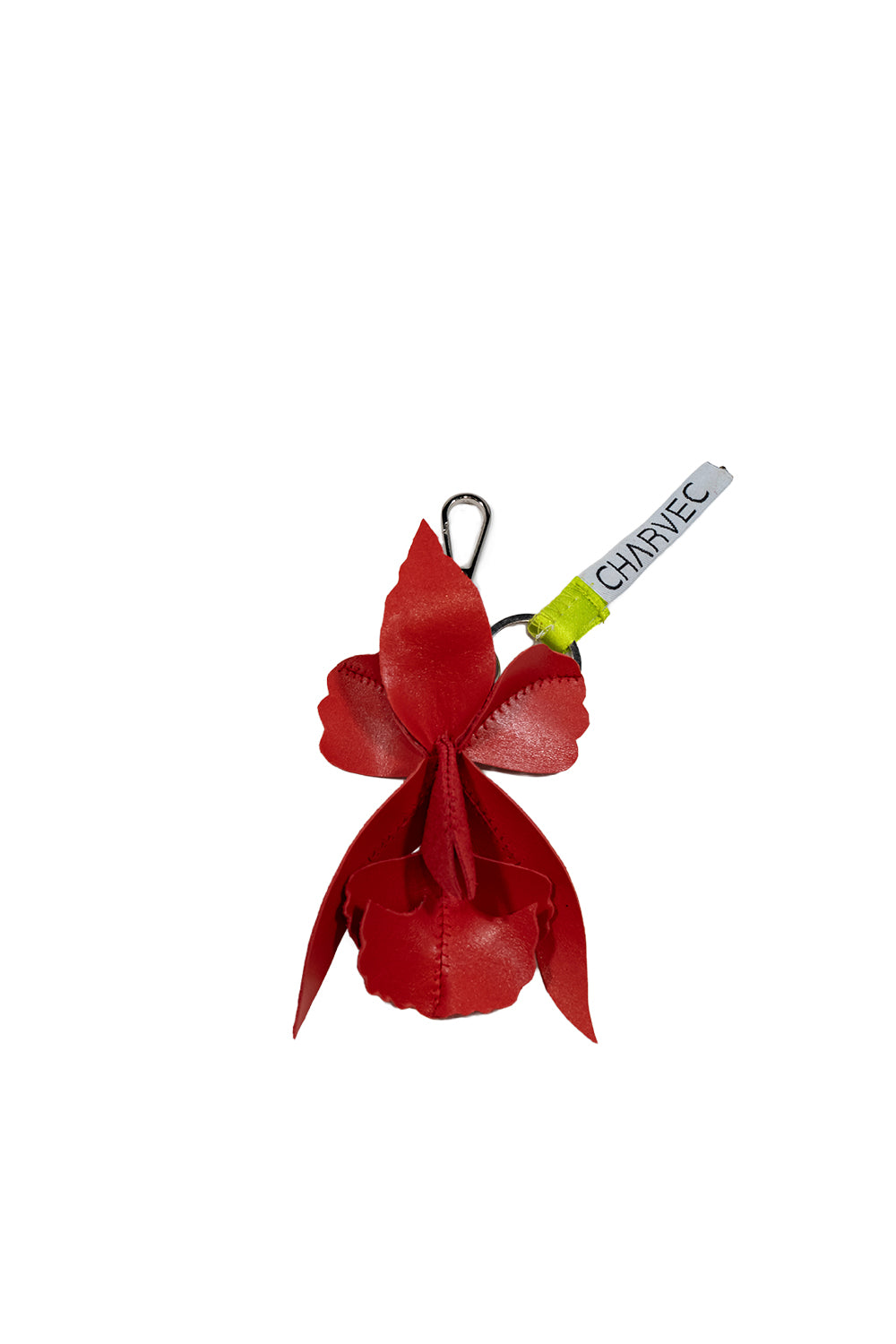 LLAVERO ORQUÍDEA ROJA