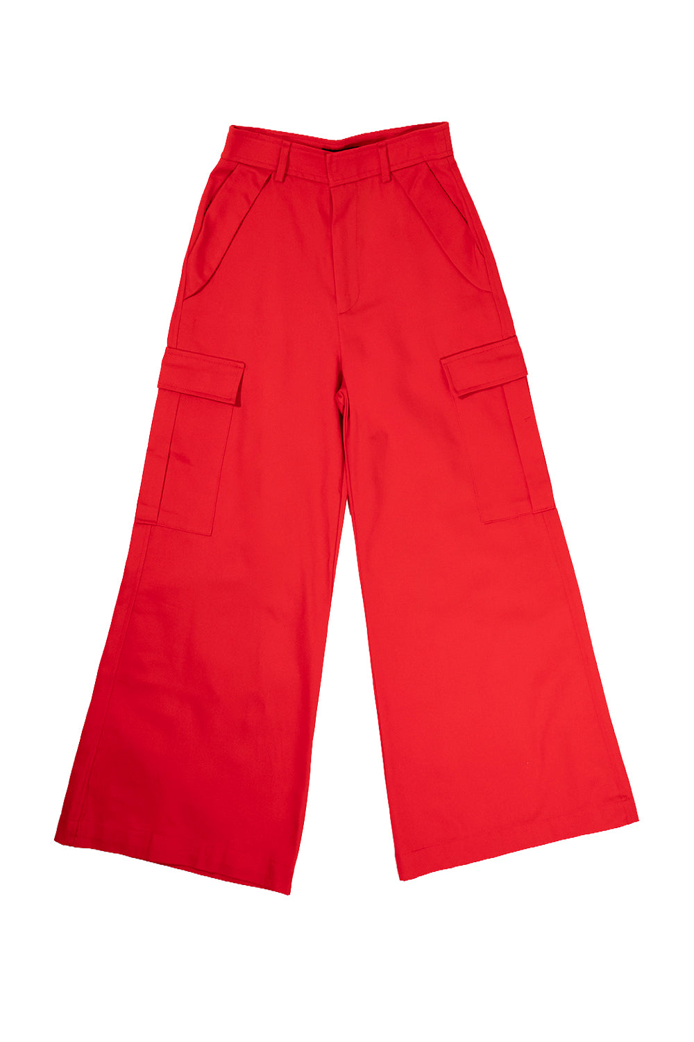 PANTALÓN WIDE LEG ROJO