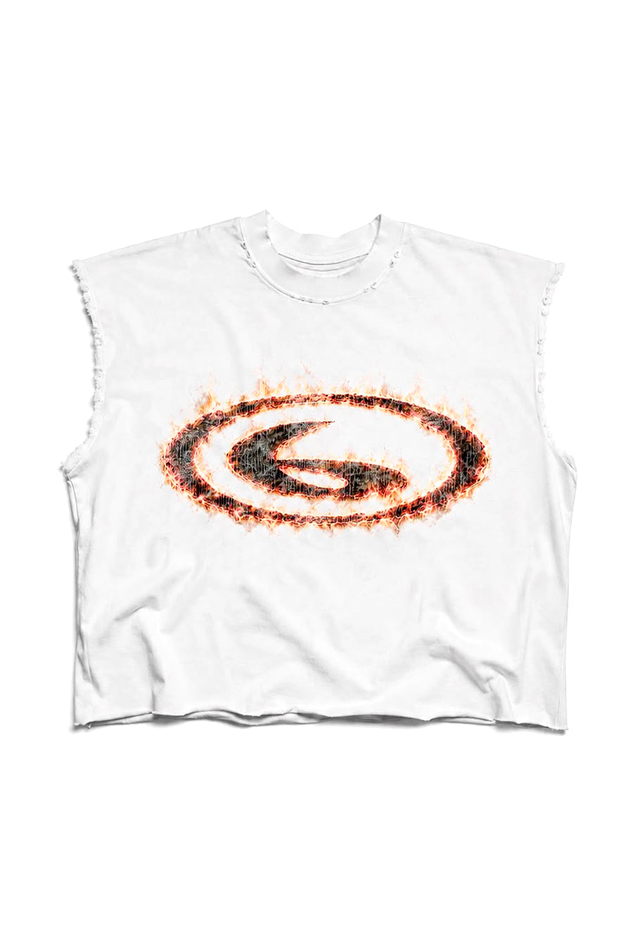 T-SHIRT BURNED LOGO TEE