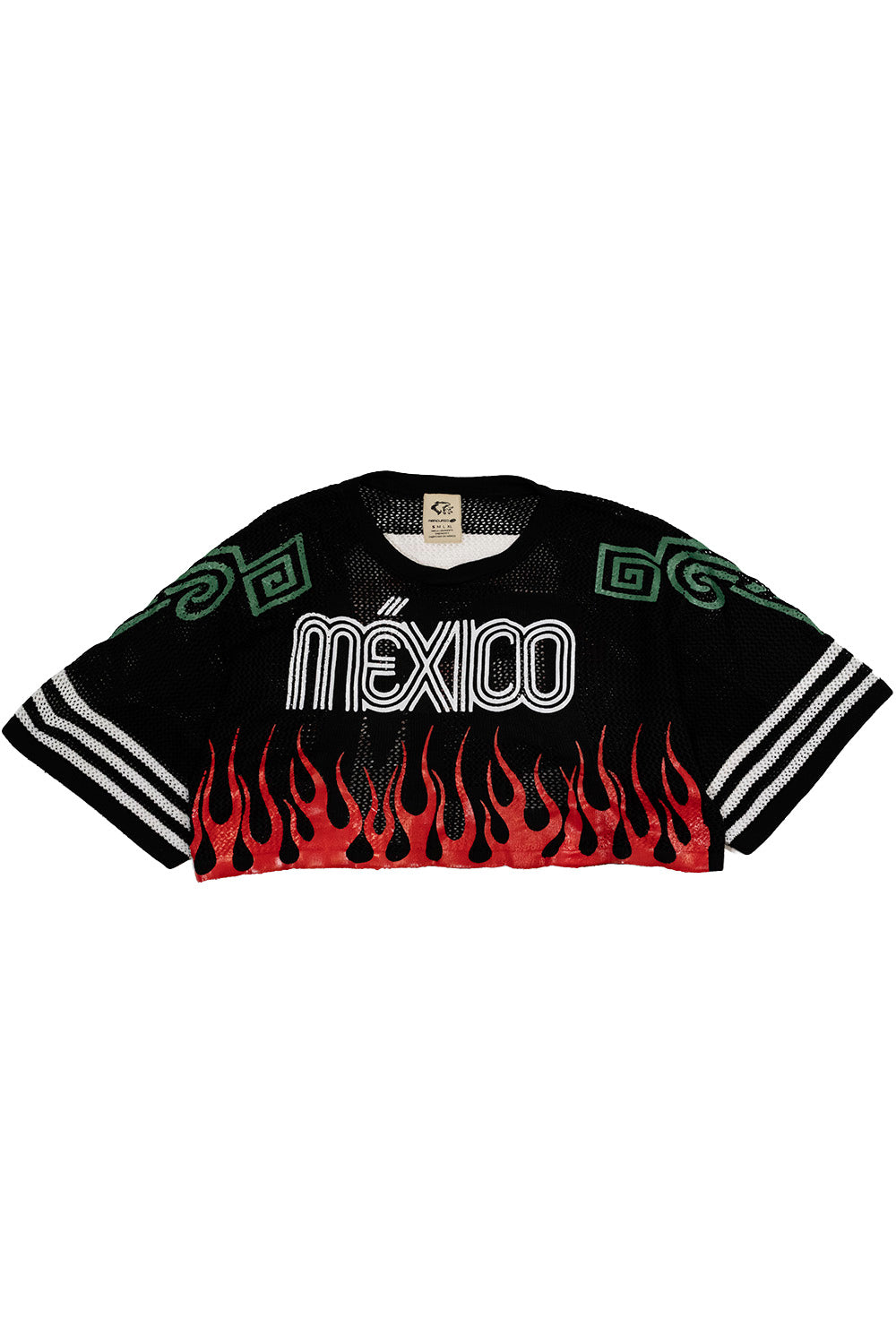 T-SHIRT JAGUAR KNIT JERSEY CROPPED BLACK EDITION