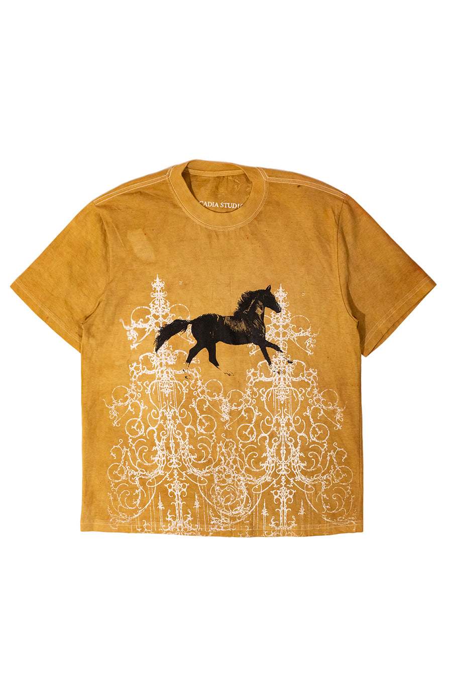 PLAYERA SAVE HORSES MOSTAZA