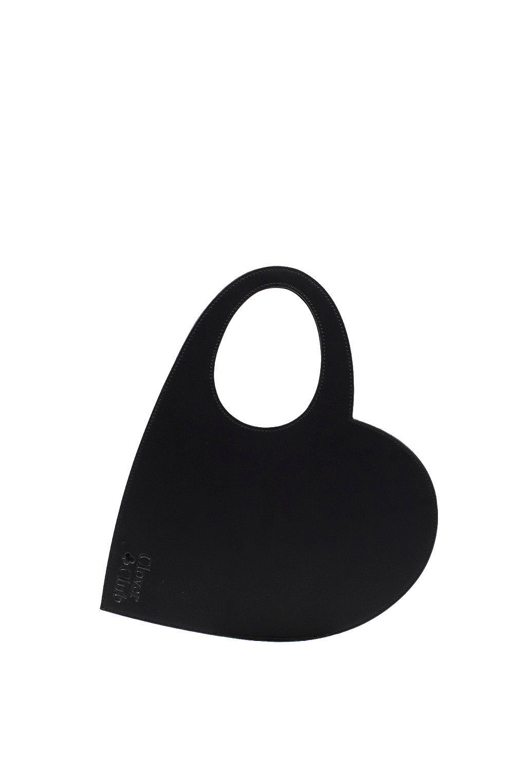 MINI HEART TOTE BAG NEGRA