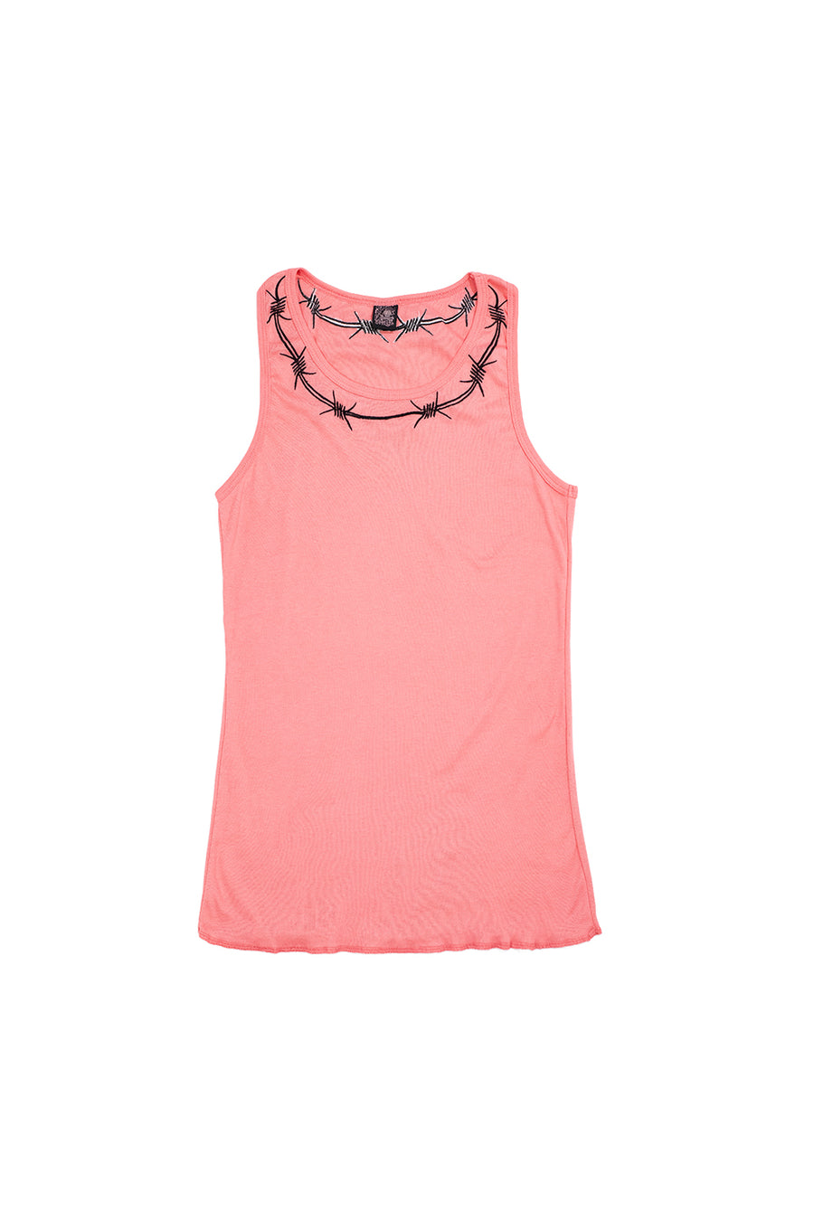PINK SPIKED TANK TOP