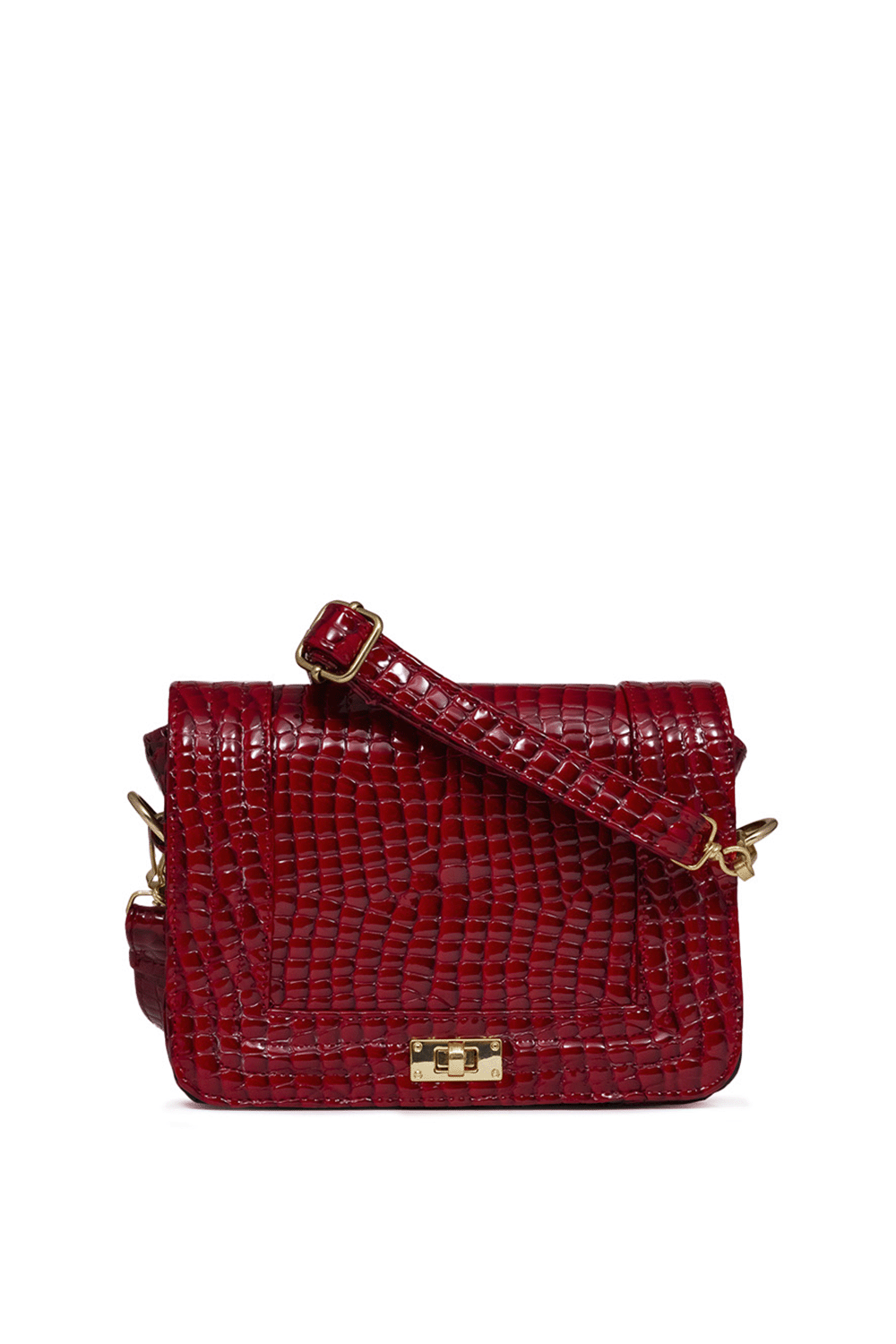 ATLANTIS CROCO RED BAG