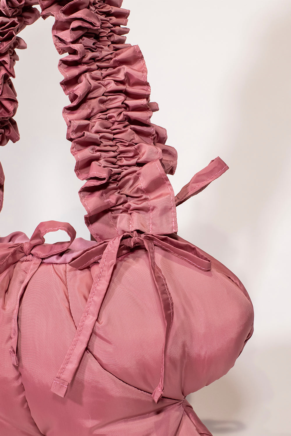 BOLSO HALF A FLORO DUSTY PINK