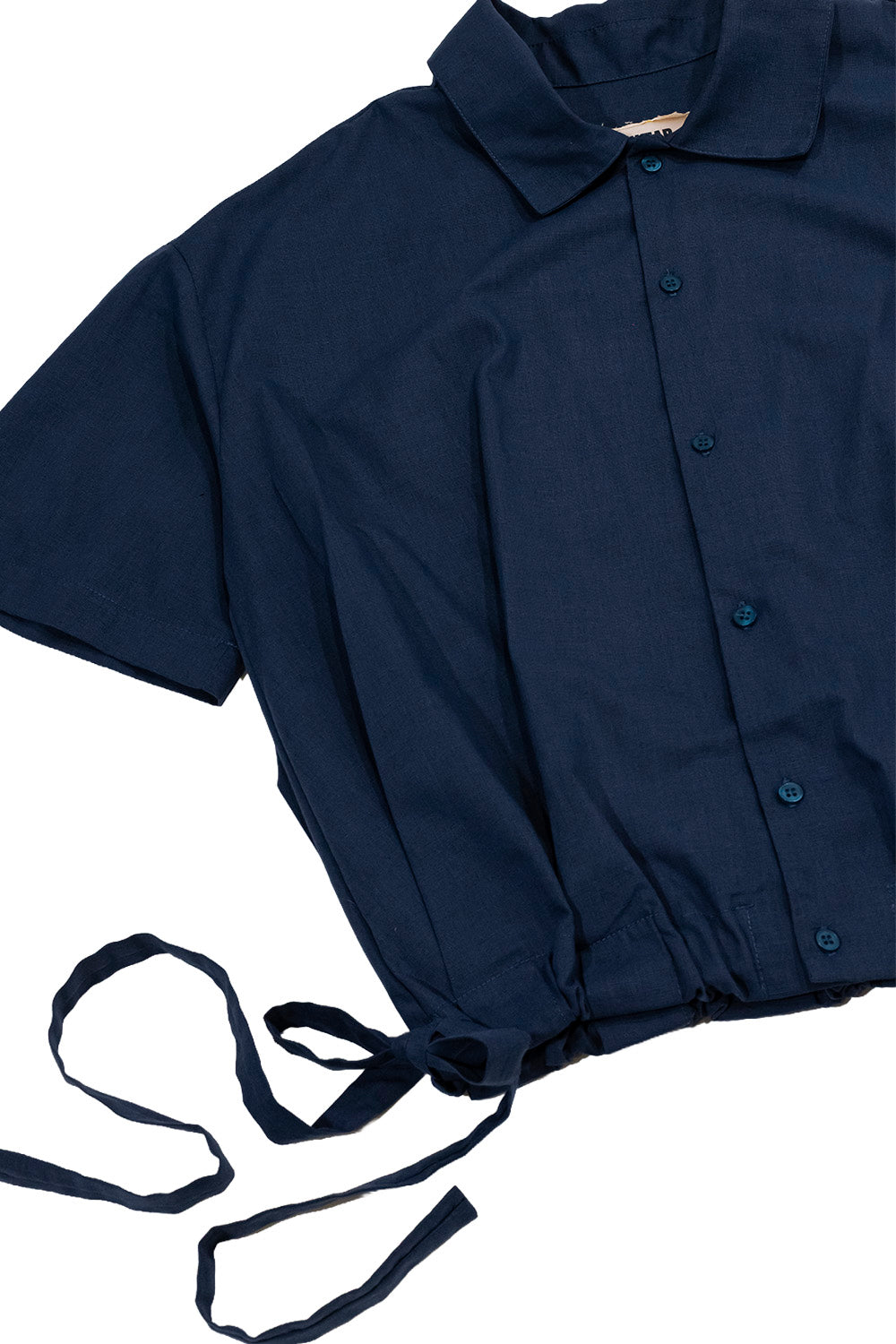 CAMISA COCOON AZUL