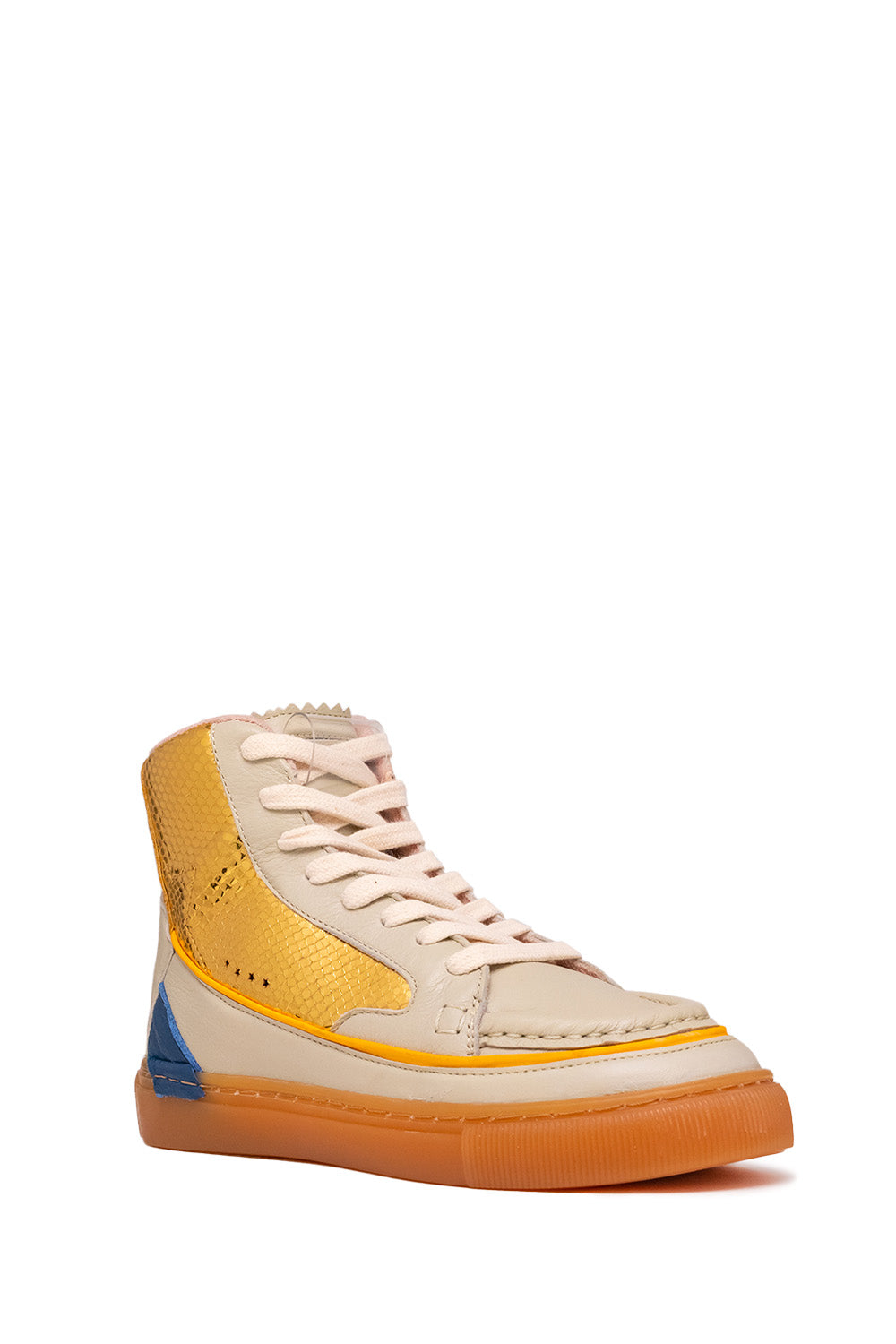 TENIS HIGH TOP GOLD