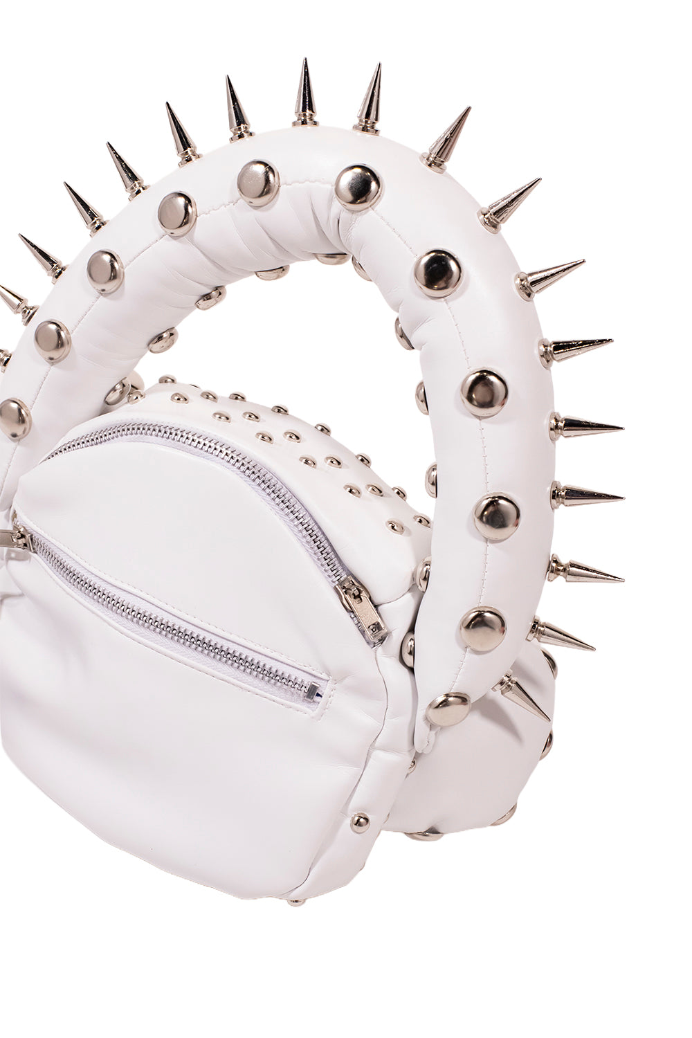 BOLSO WHITE SPIKES ASTON BAG