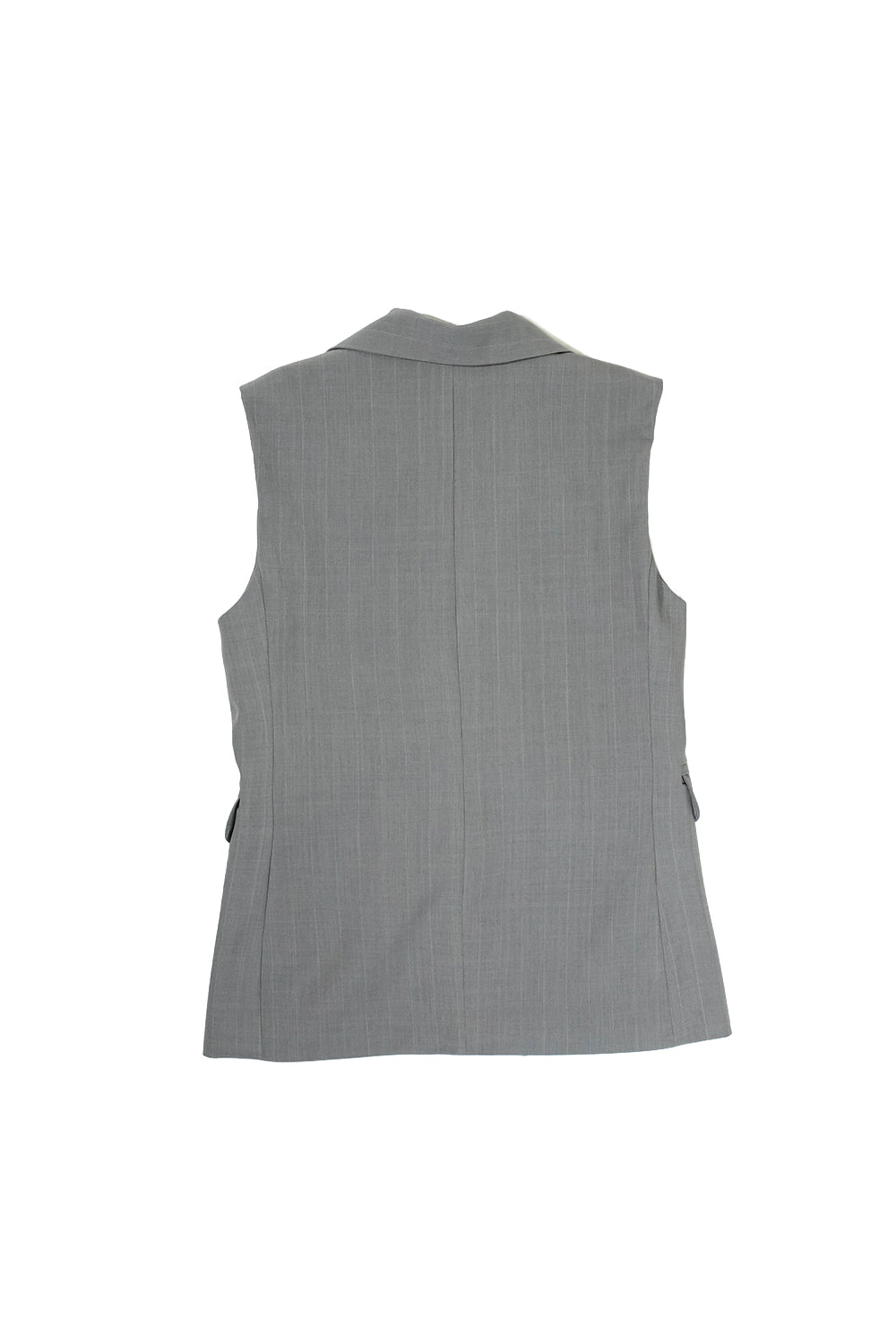 CHALECO SASTRE A RAYAS GRIS