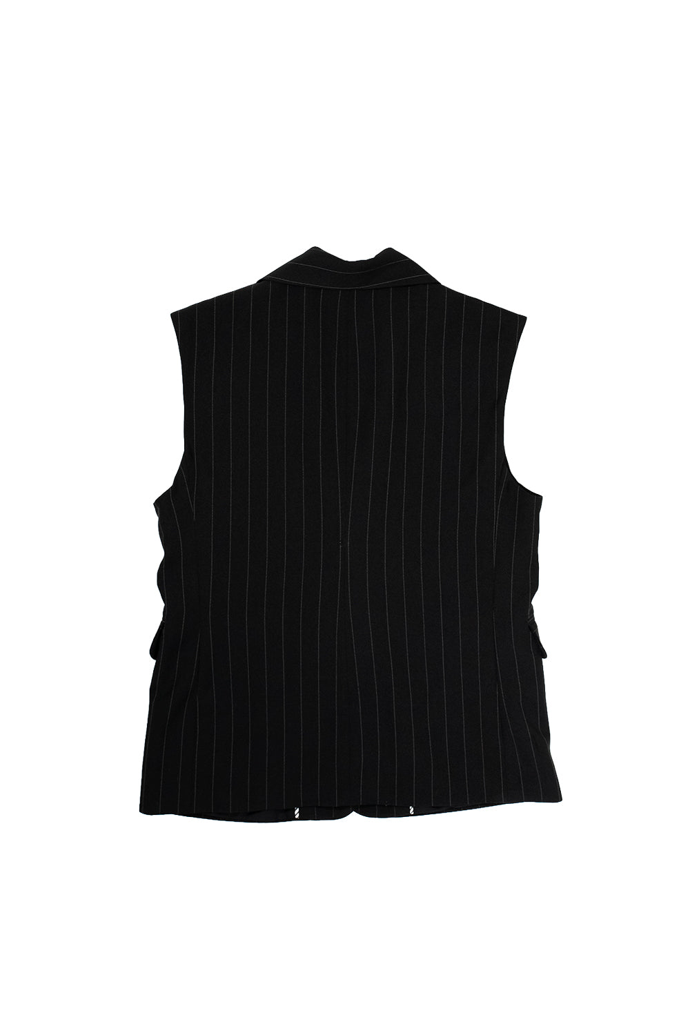 CHALECO SASTRE A RAYAS NEGRO