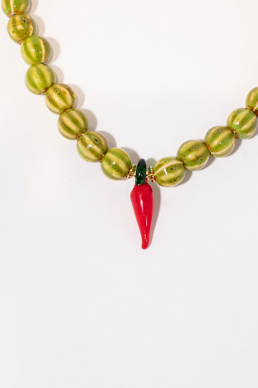 COLLAR CHILITO ROJO VERDE