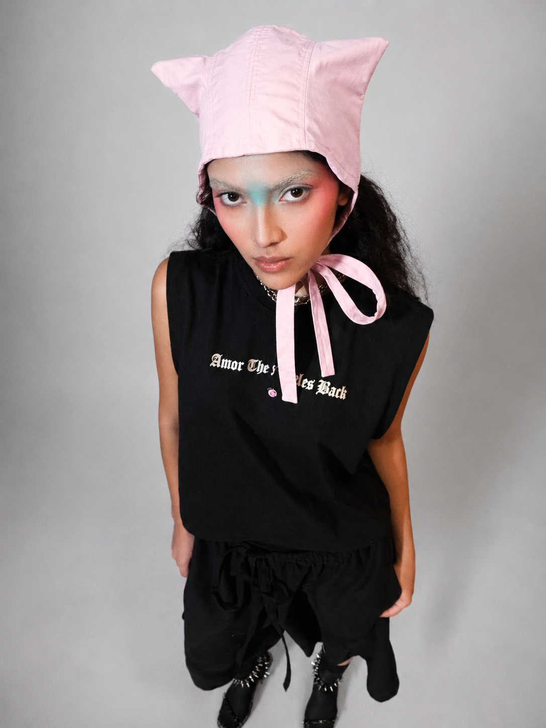 GORRA KITTY HAT ROSA