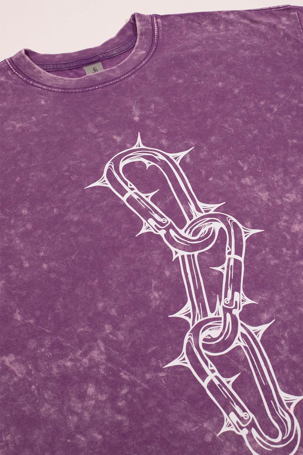 PURPLE CARABINERO T-SHIRT WITH SLEEVE
