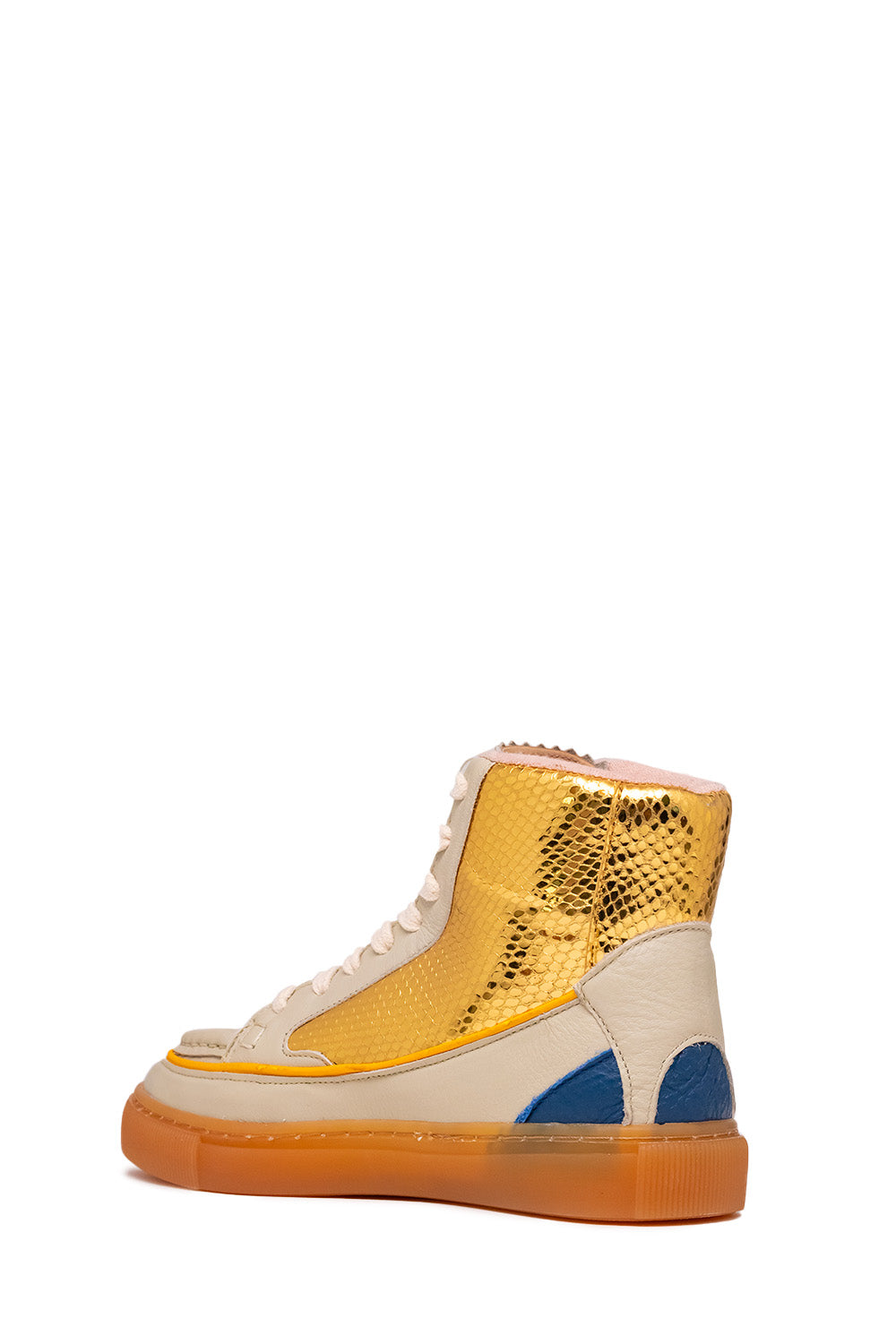 Gold high tops womens best sale