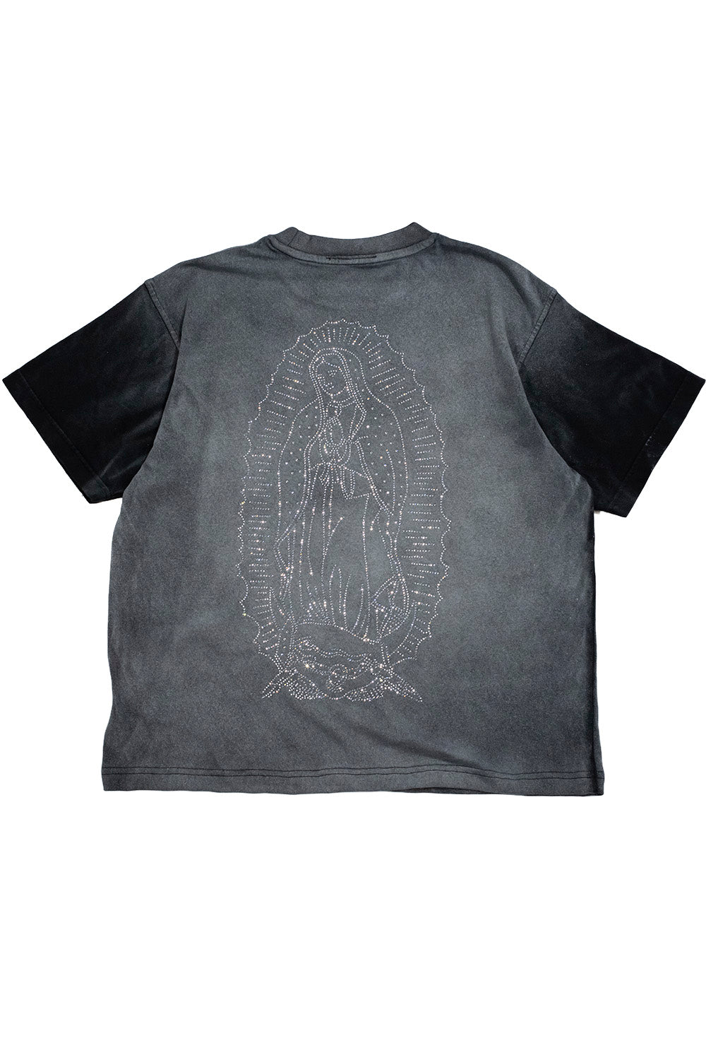 PLAYERA HOLY MARY BLACK CROPPED T SHIRT