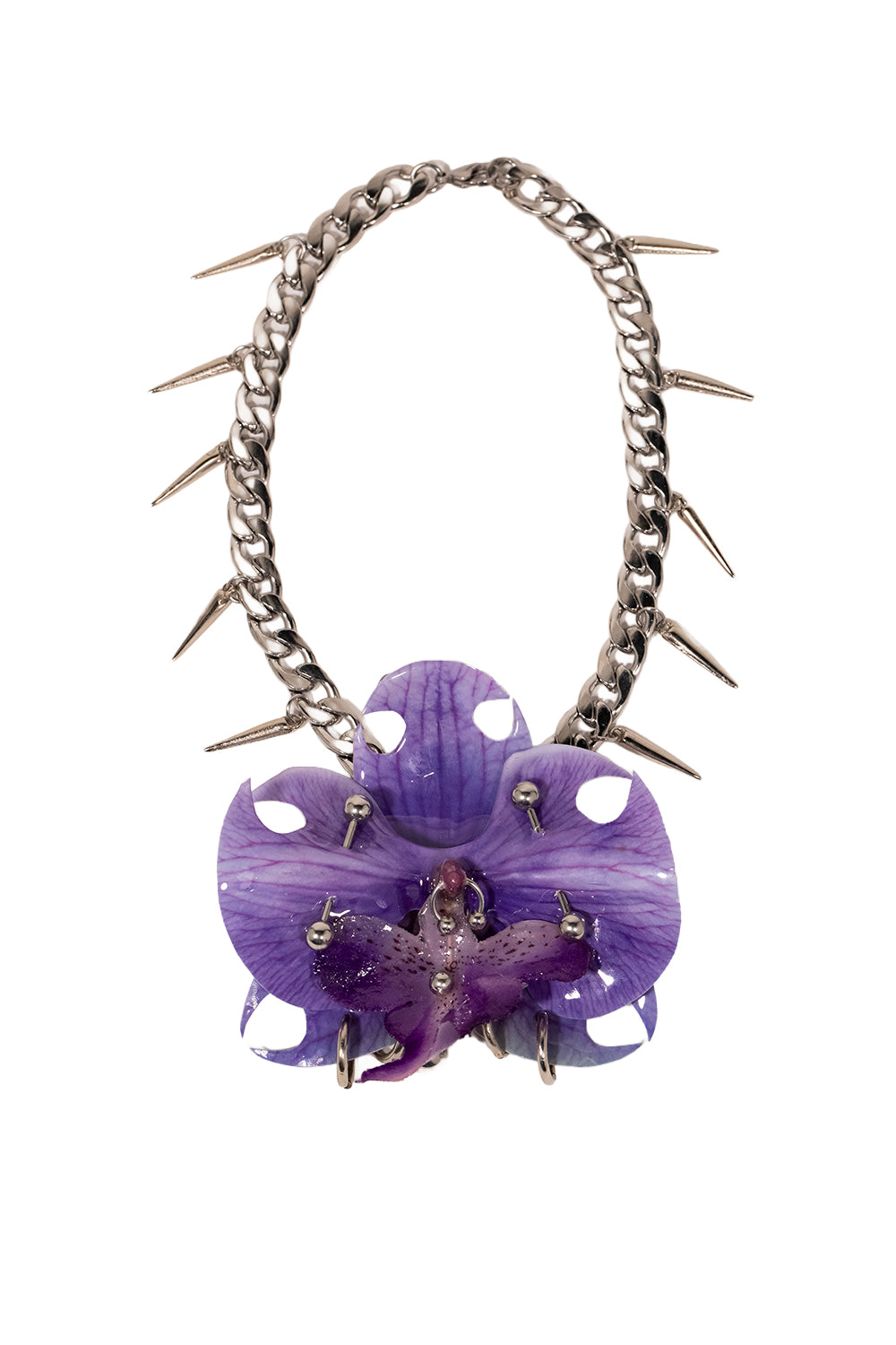 CHOKER NEO ORQUÍDEA MORADA