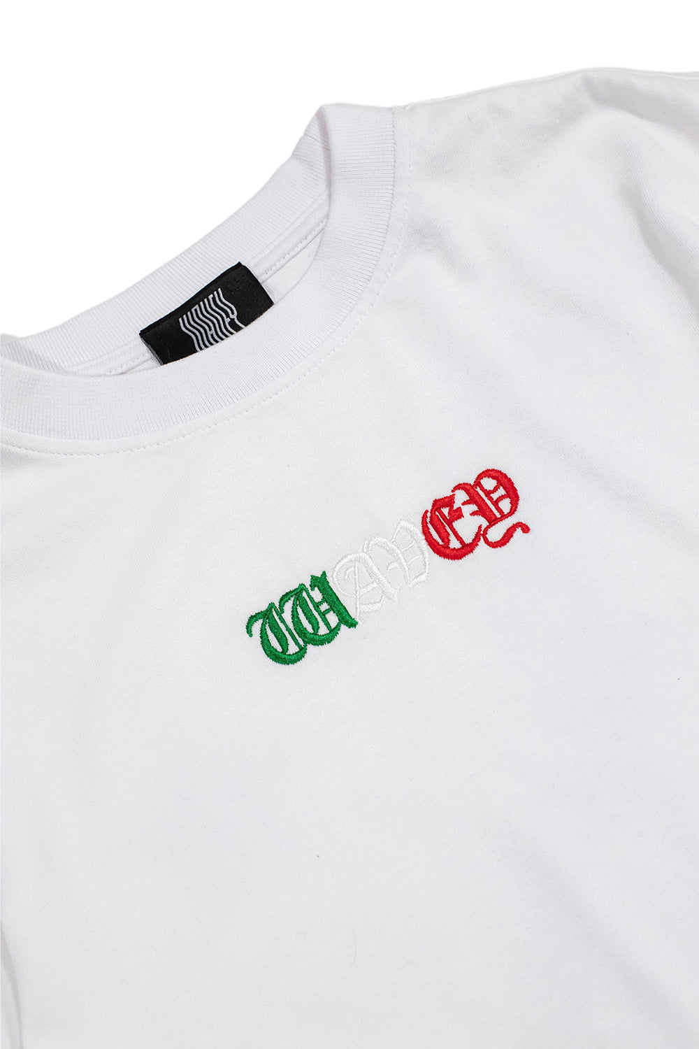 PLAYERA MX RHINESTONE MEXA T SHIRT WHITE