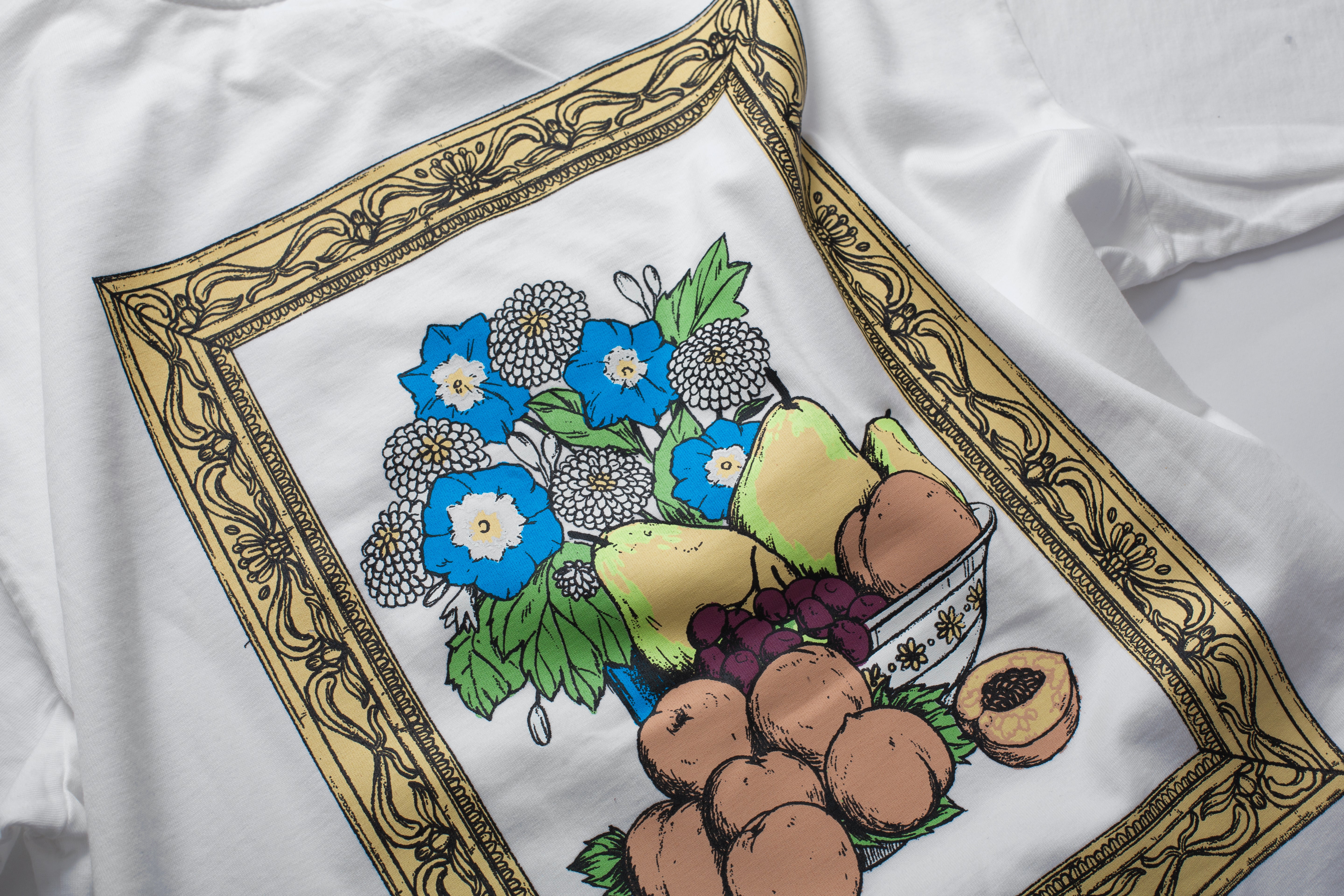 PLAYERA BODEGÓN BLANCO