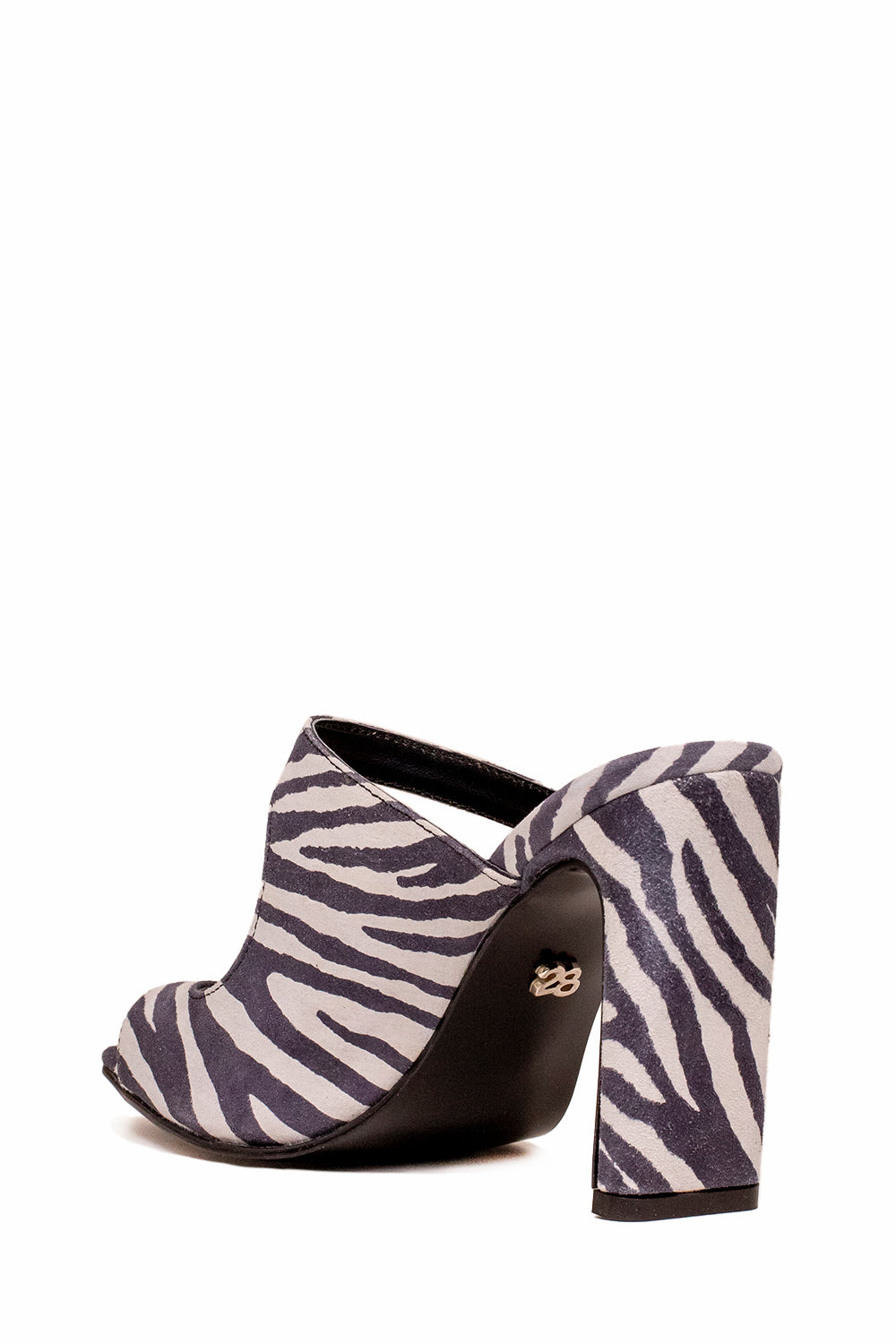 NAKED ZEBRA HEEL