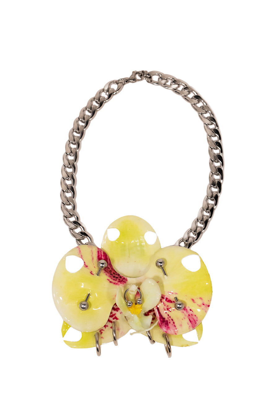 CHOKER NEO ORQUÍDEA AMARILLA