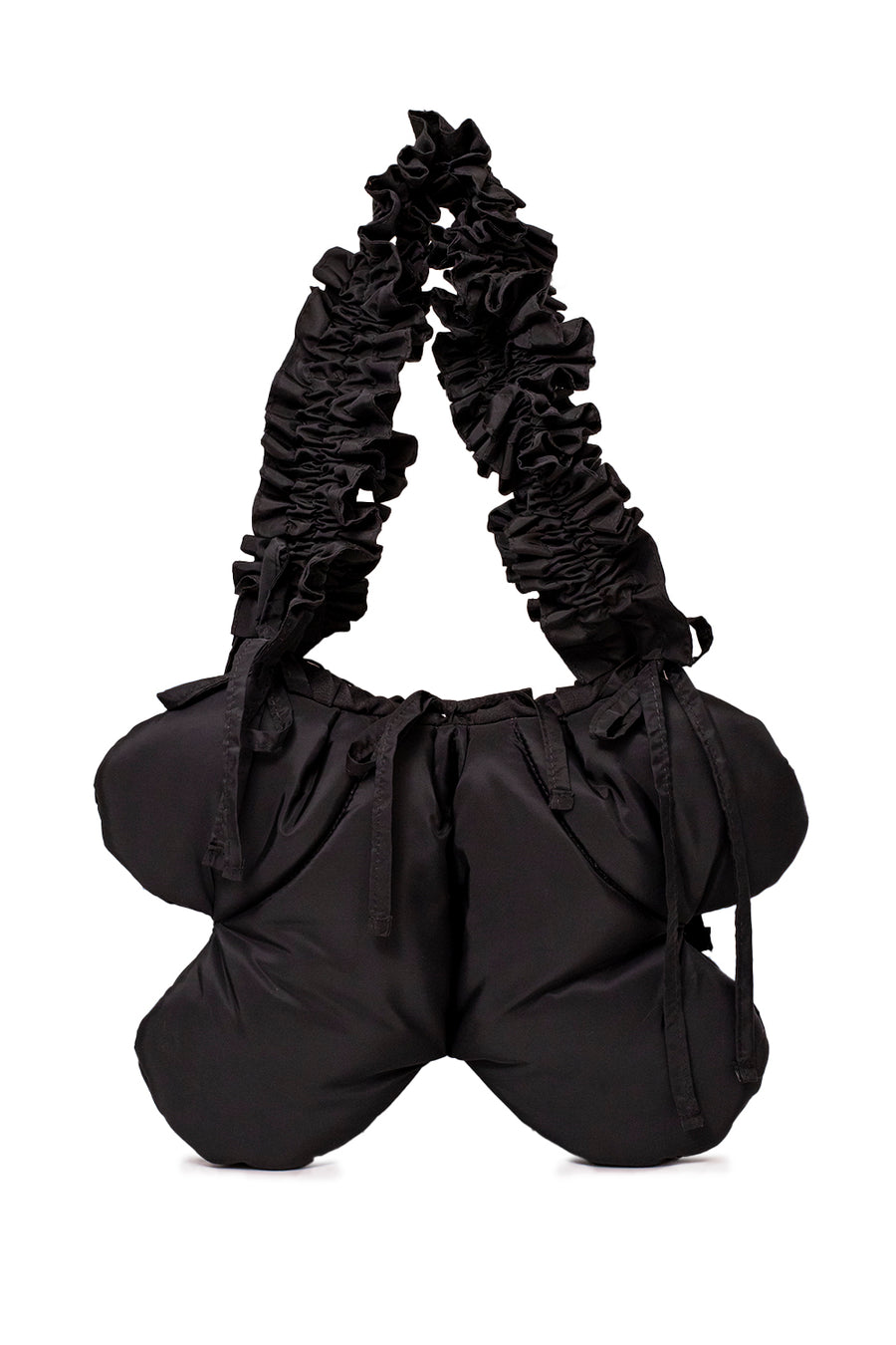 BOLSO HALF A FLORO NEGRO