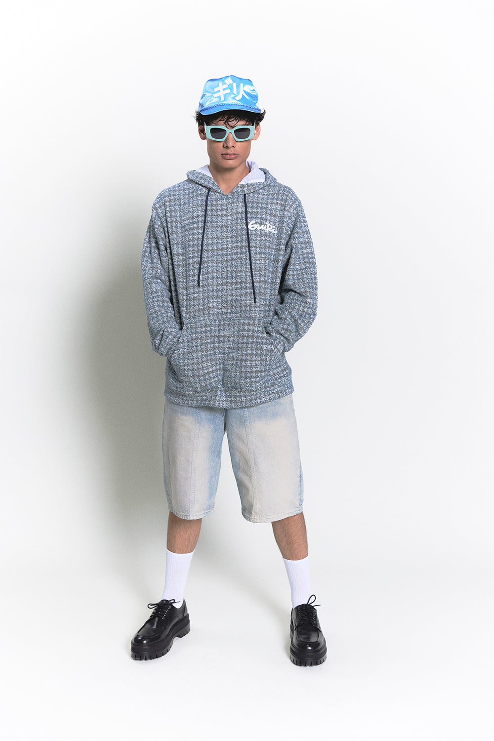 BLUE BOUCLE HOODIE
