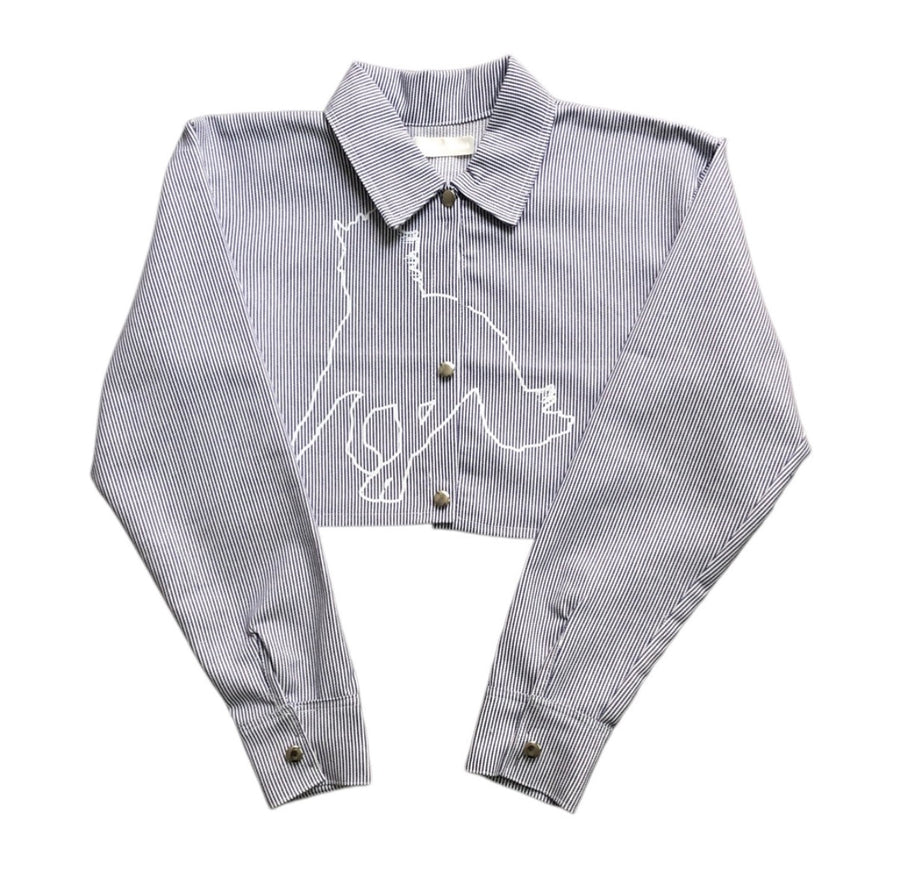 HORSE CROPPED SHIRT 